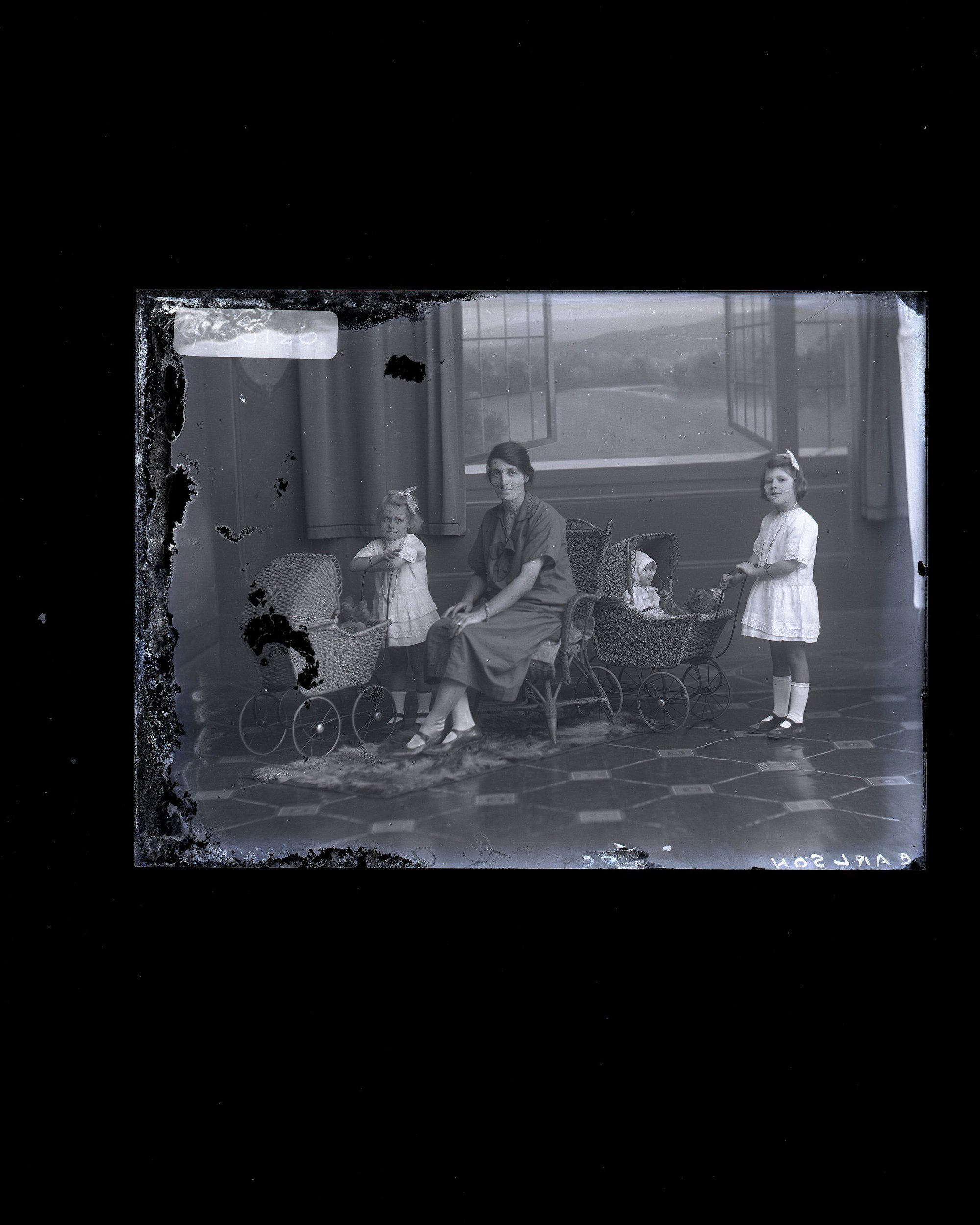 Mother and Twin Daughters - Carlson