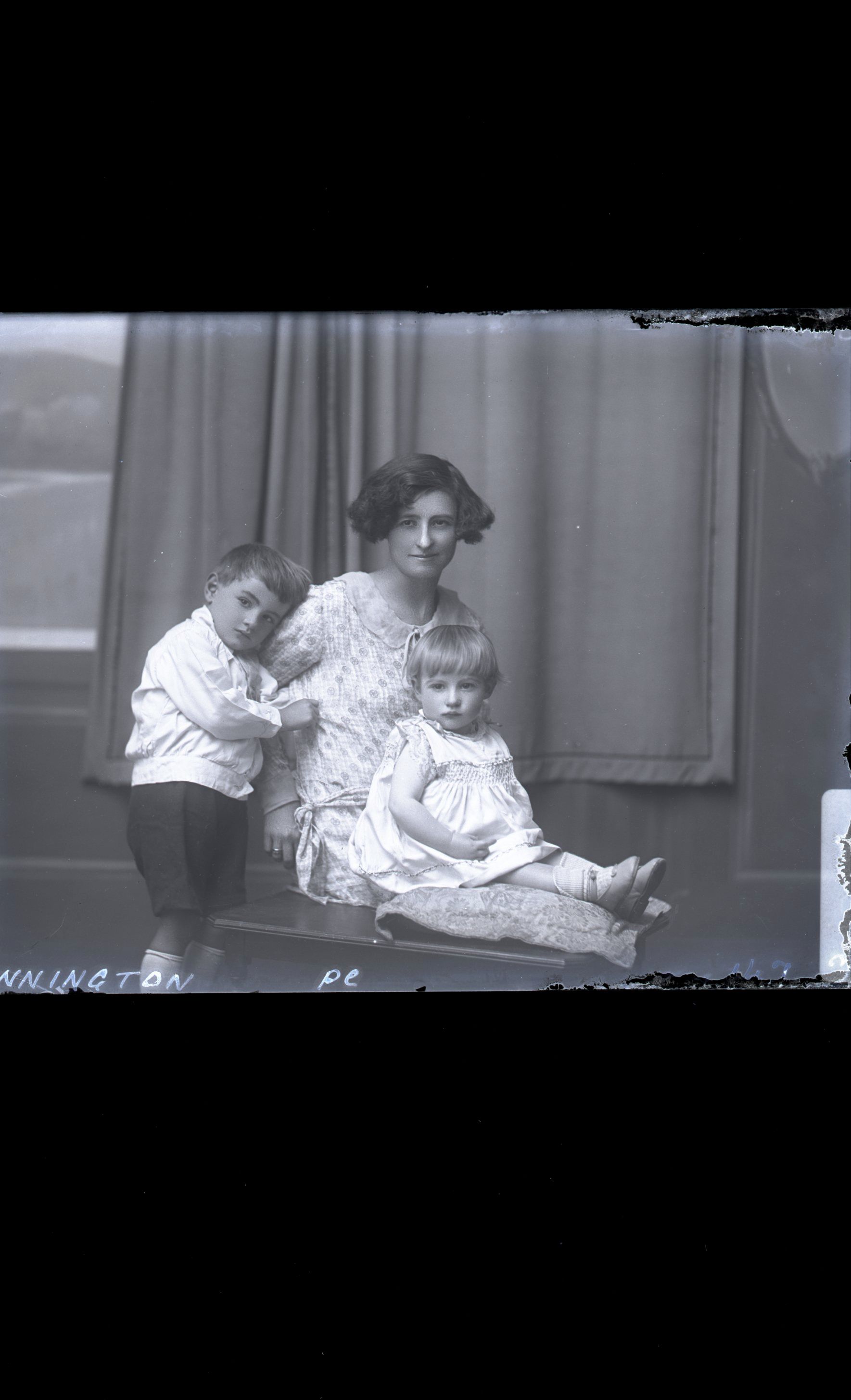 Mother and Two Children - Pinnington