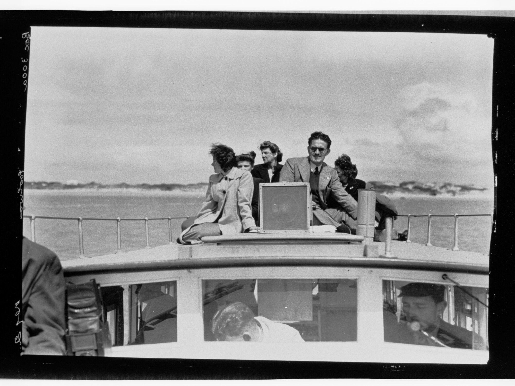 Goolwa - people sitting on top of small boat