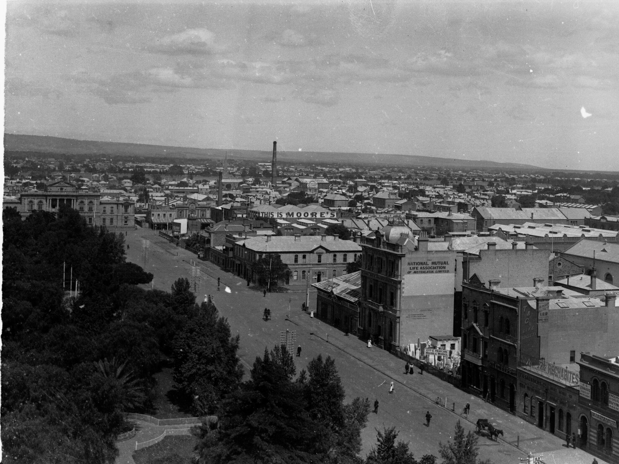View of Adelaide looking south
