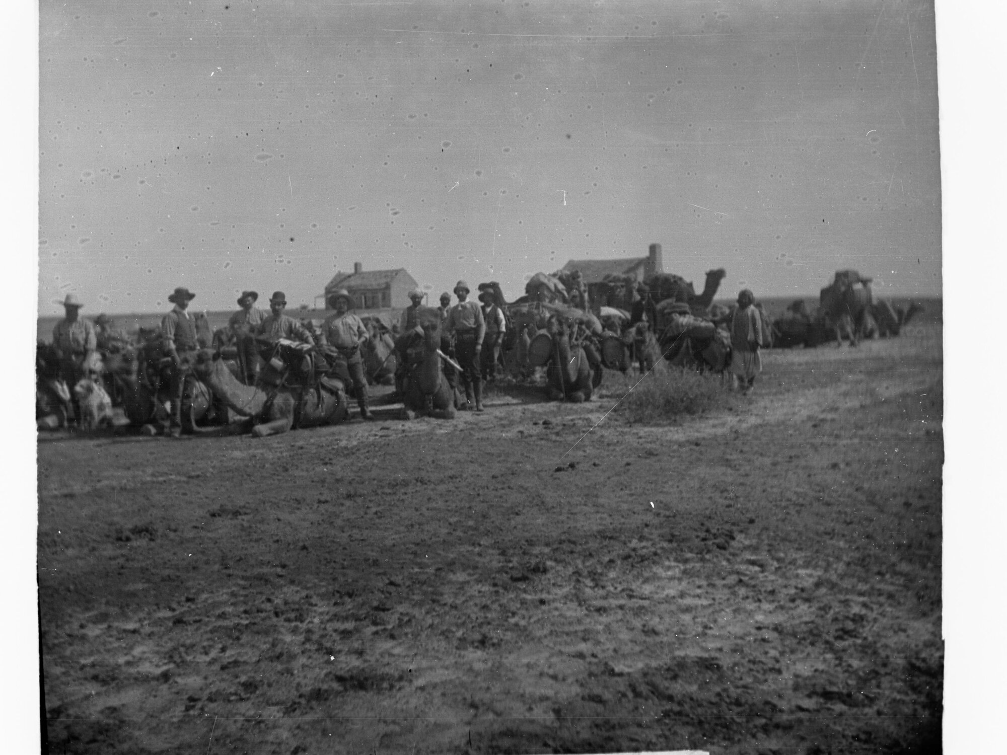 Caravan Starting from Cootanoorina Station Elder Expedition