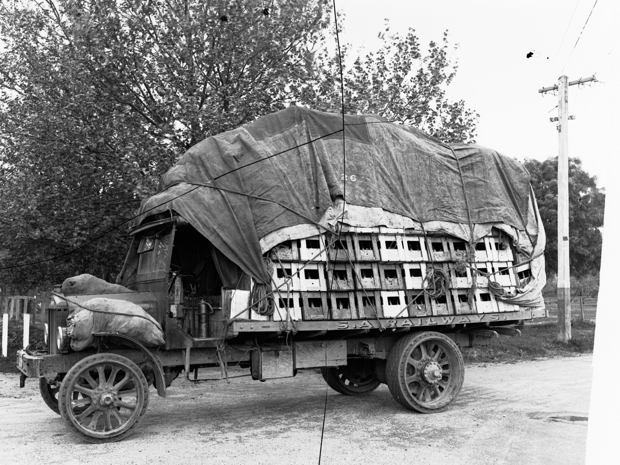 South Australian Railways Truck With a Load for Murray Bridge