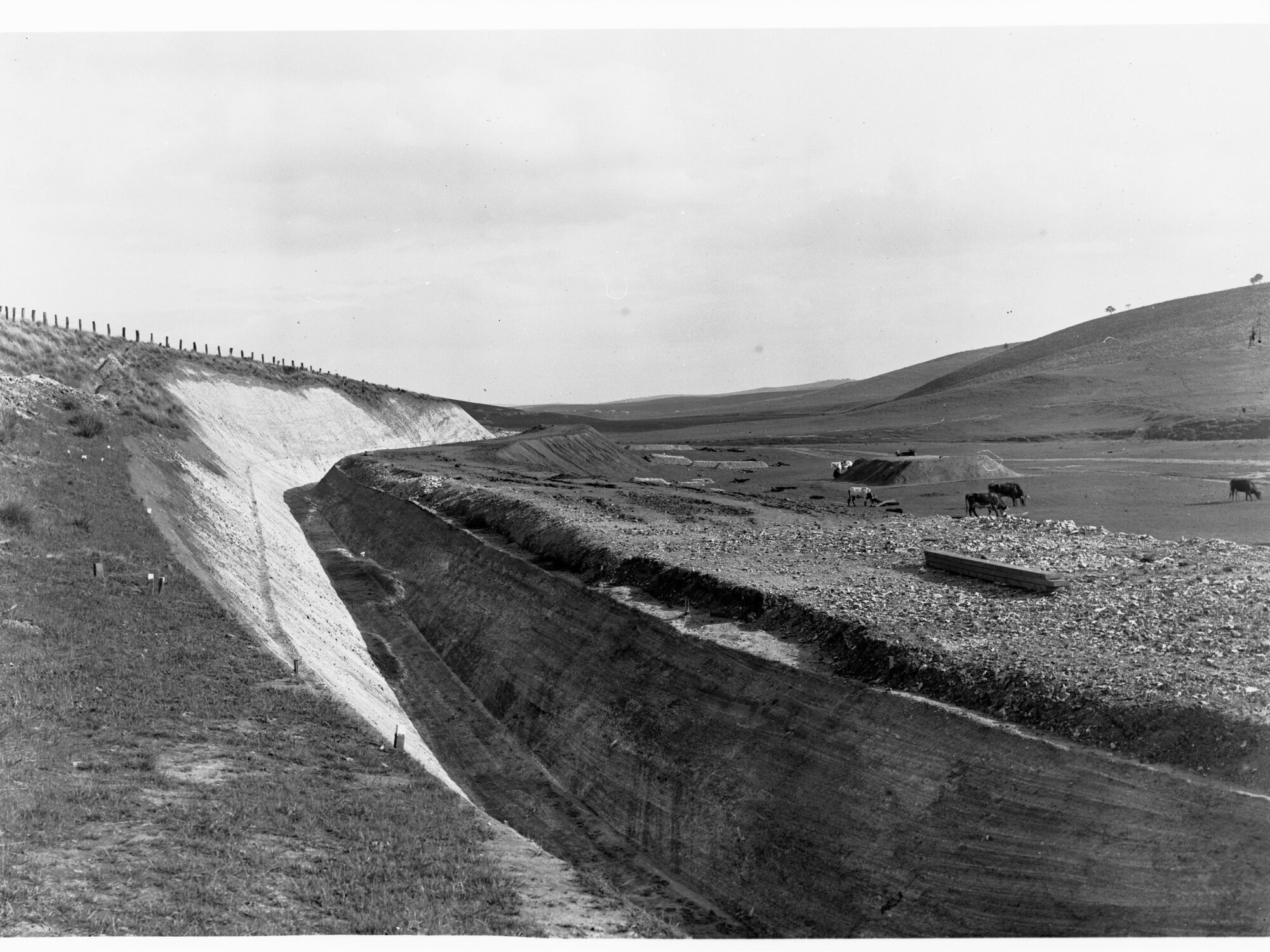 Bundaleer Reservoir Construction 1899