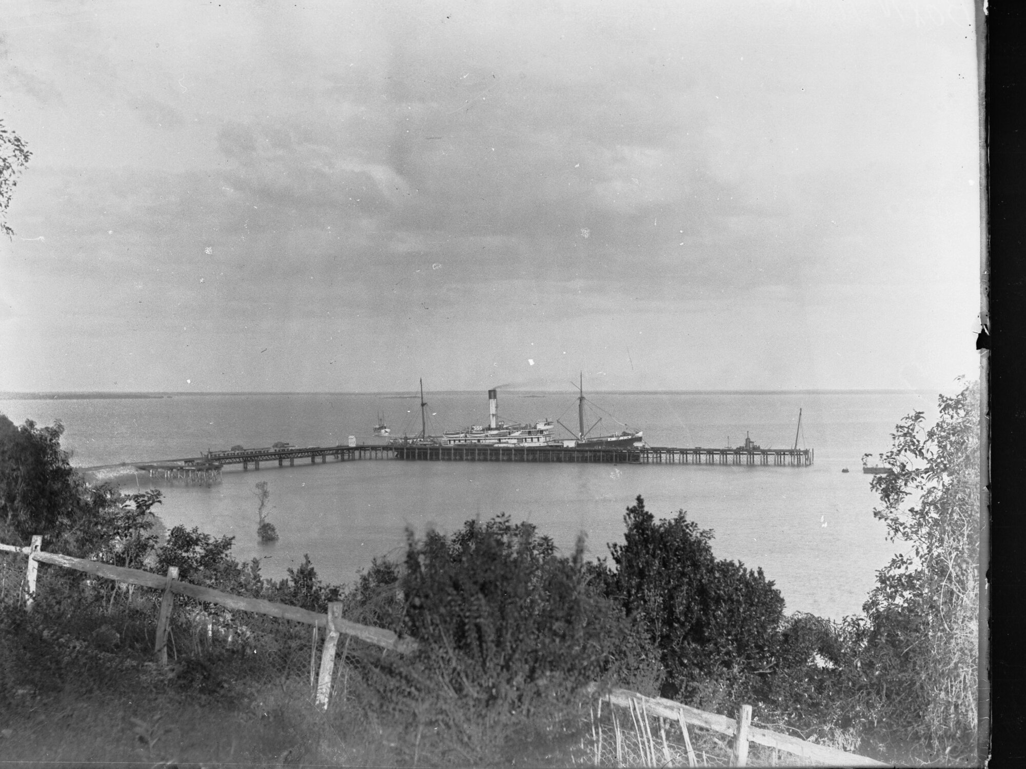 New iron jetty, Palmerston (later Darwin)  Northern Territory