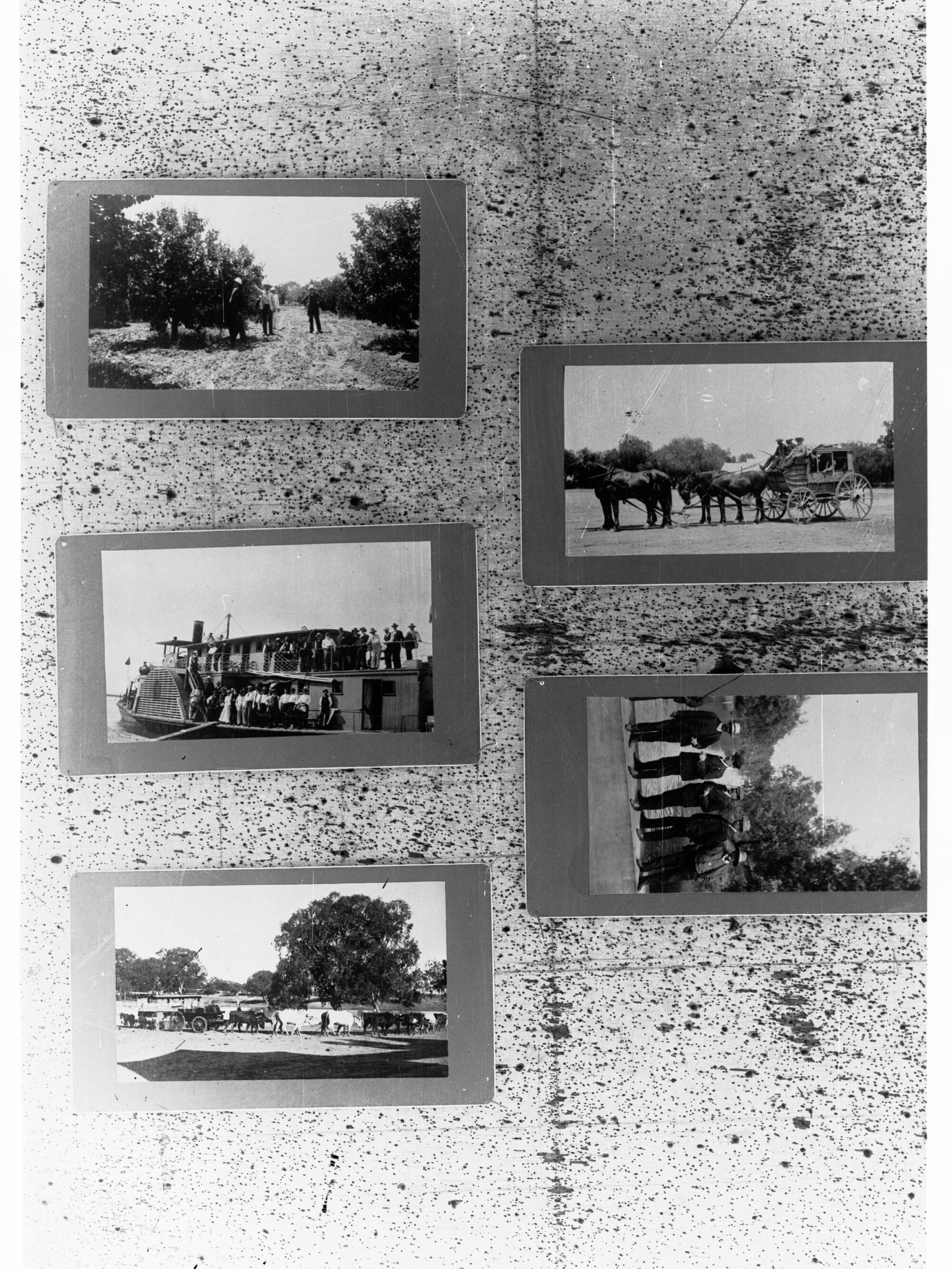 Horse and Cart and People on Paddle Steamer