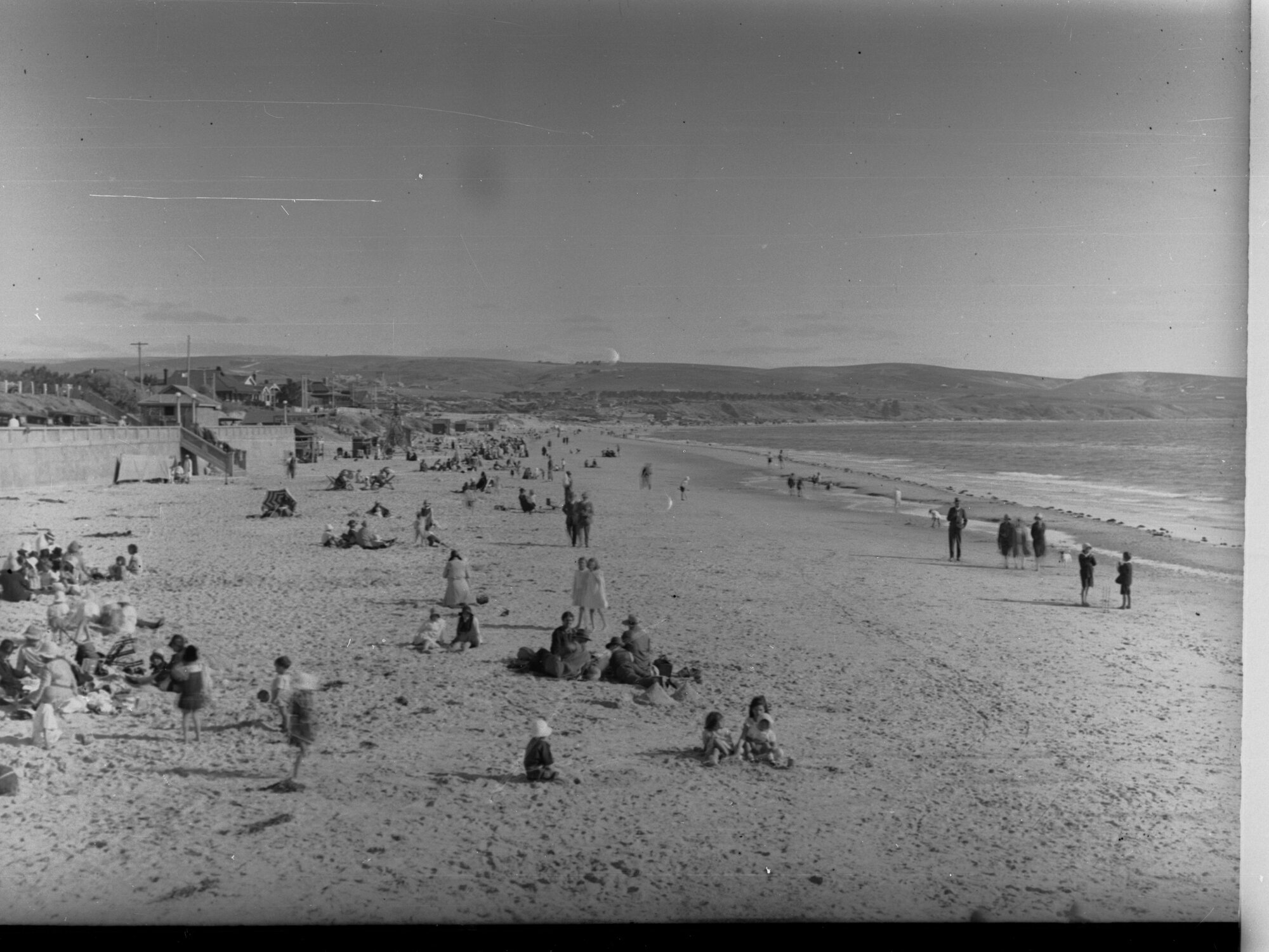 Brighton Beach Showing People on Beach