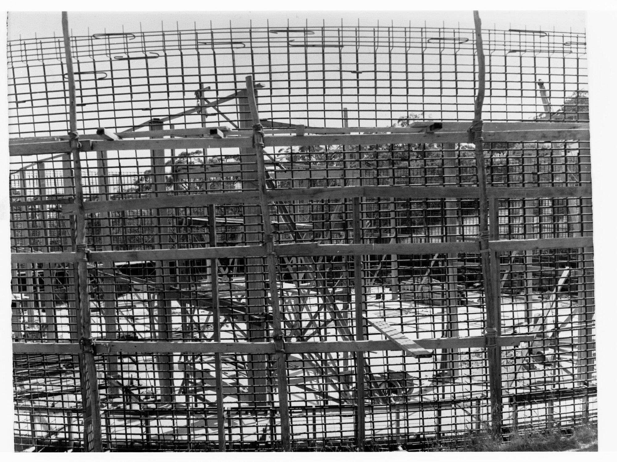 Construction of  water tank at Springfield by Engineering and Water Supply Department