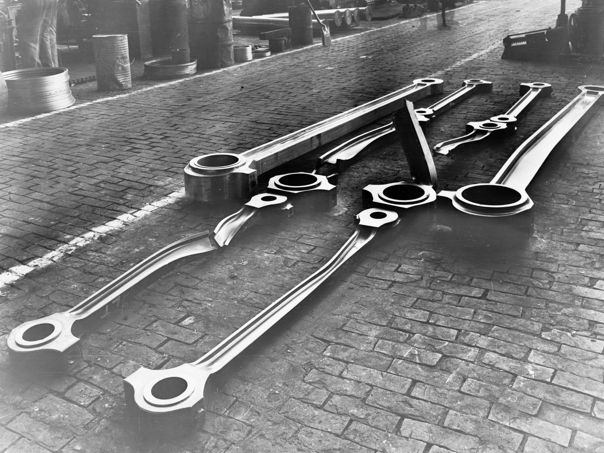 Broken Engine Rods Taken at Islington Workshops