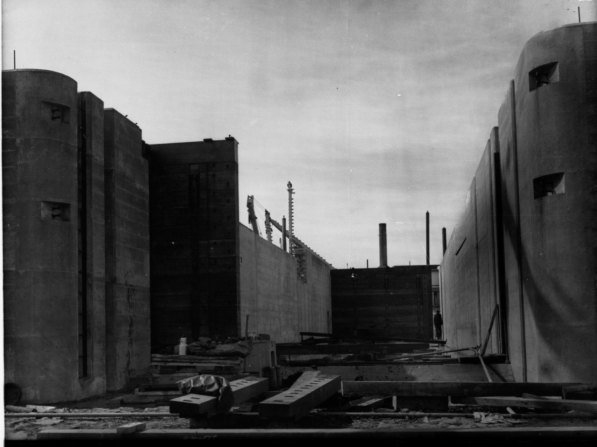 Construction of Goolwa Barrage