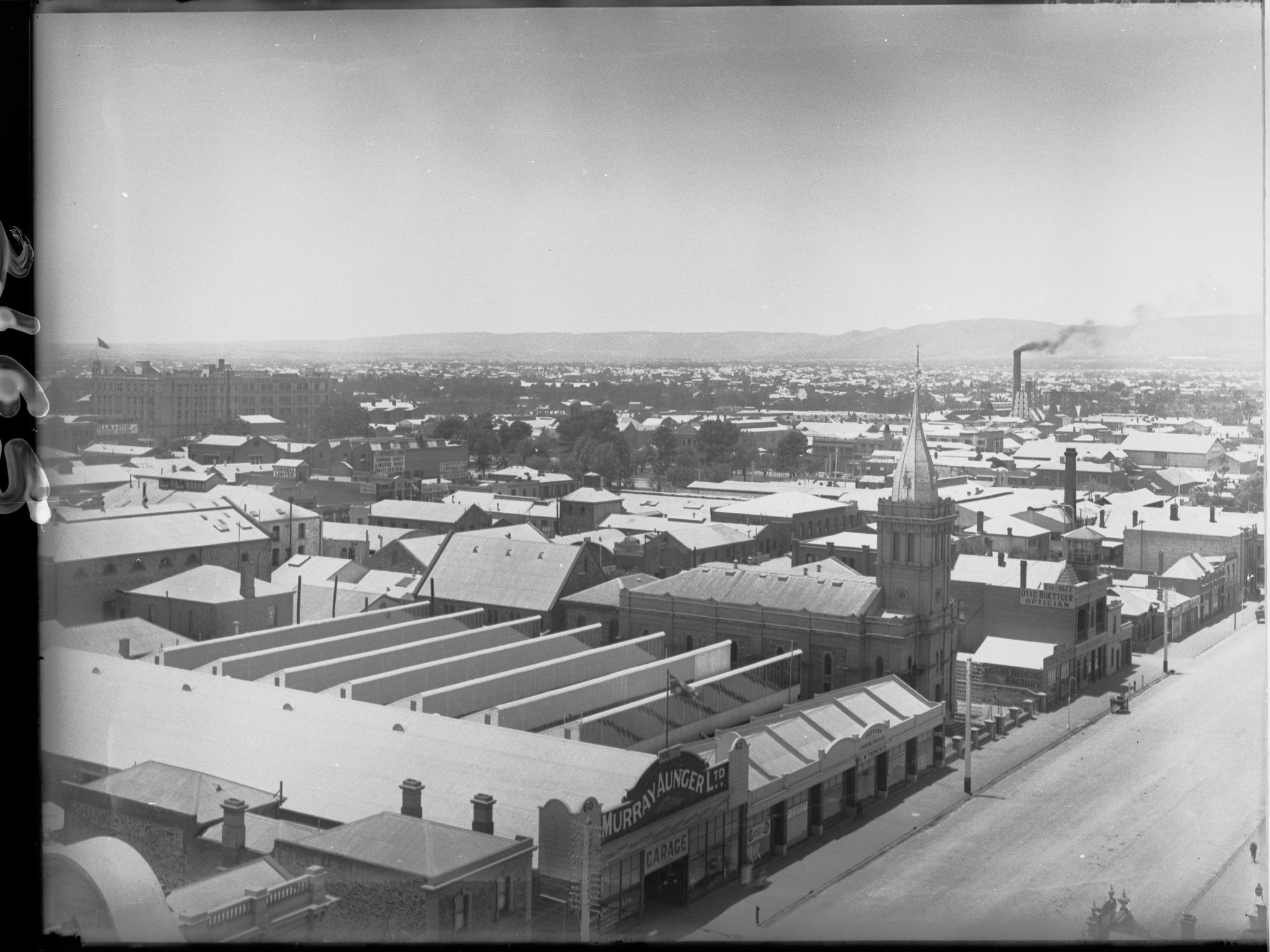 Adelaide City View - Flinders Street - circa 1916