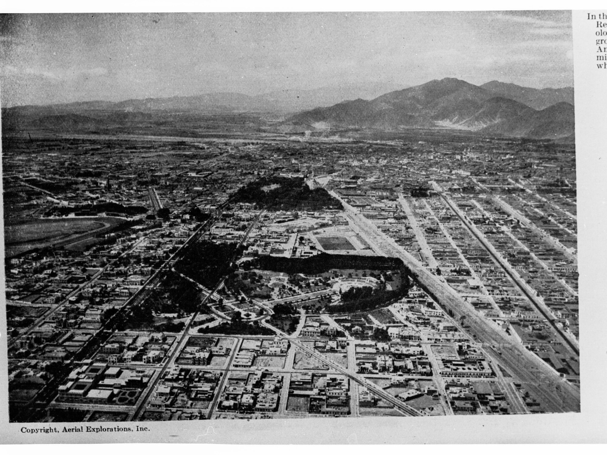 Air View of Lima from the Coast