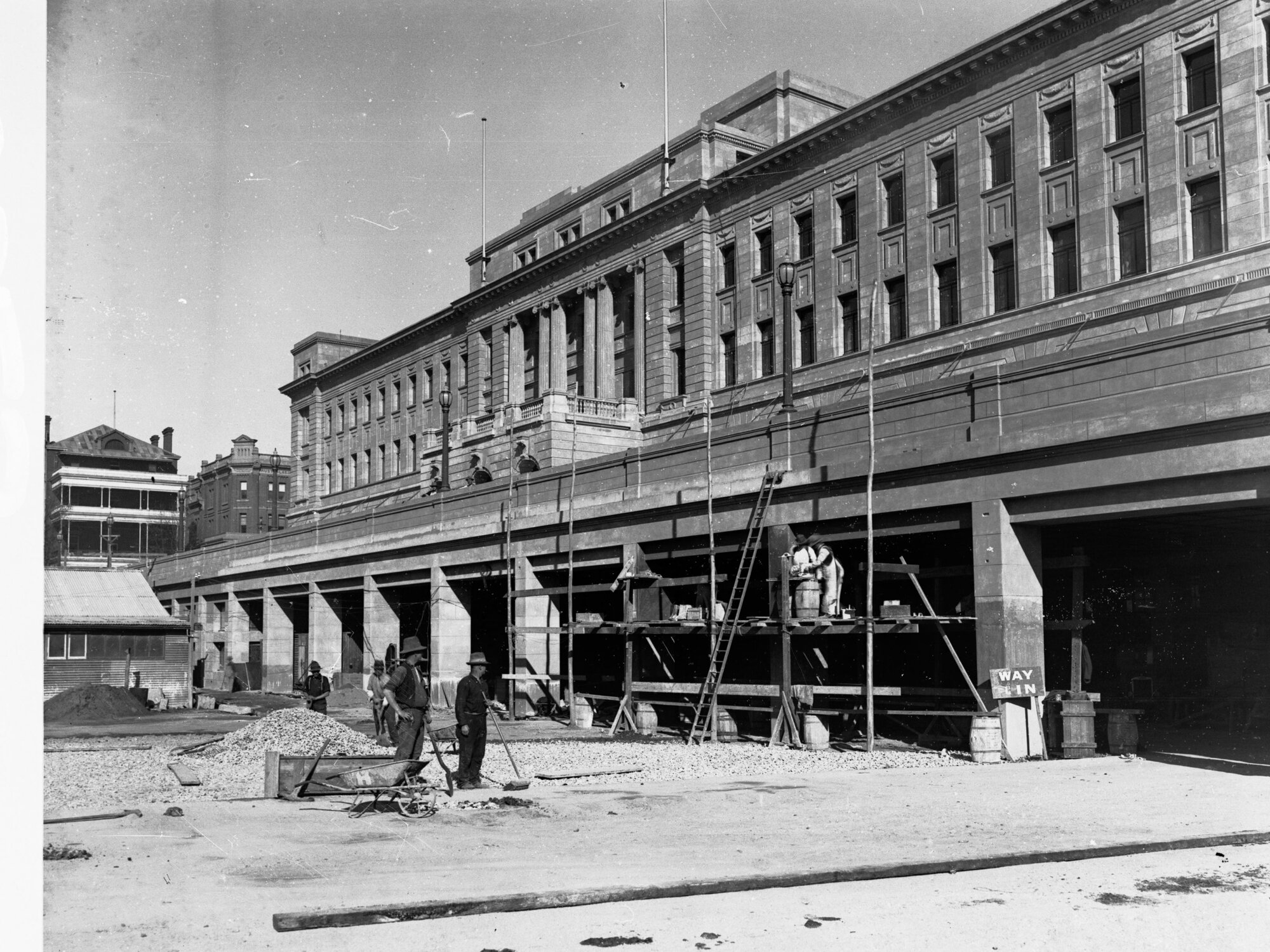Adelaide Railway Station Under Construction
