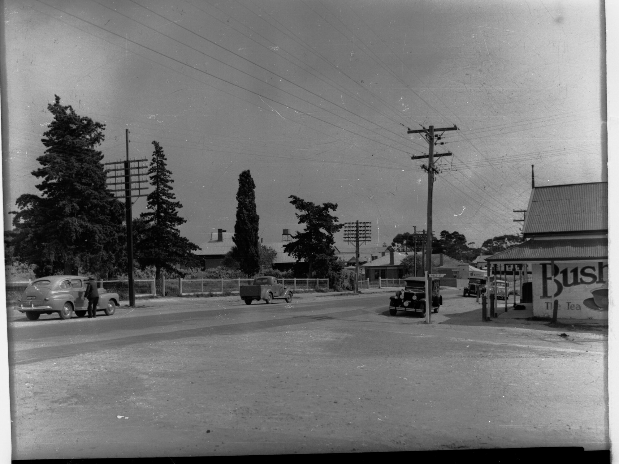 Street in McLaren Vale Showing Automobiles