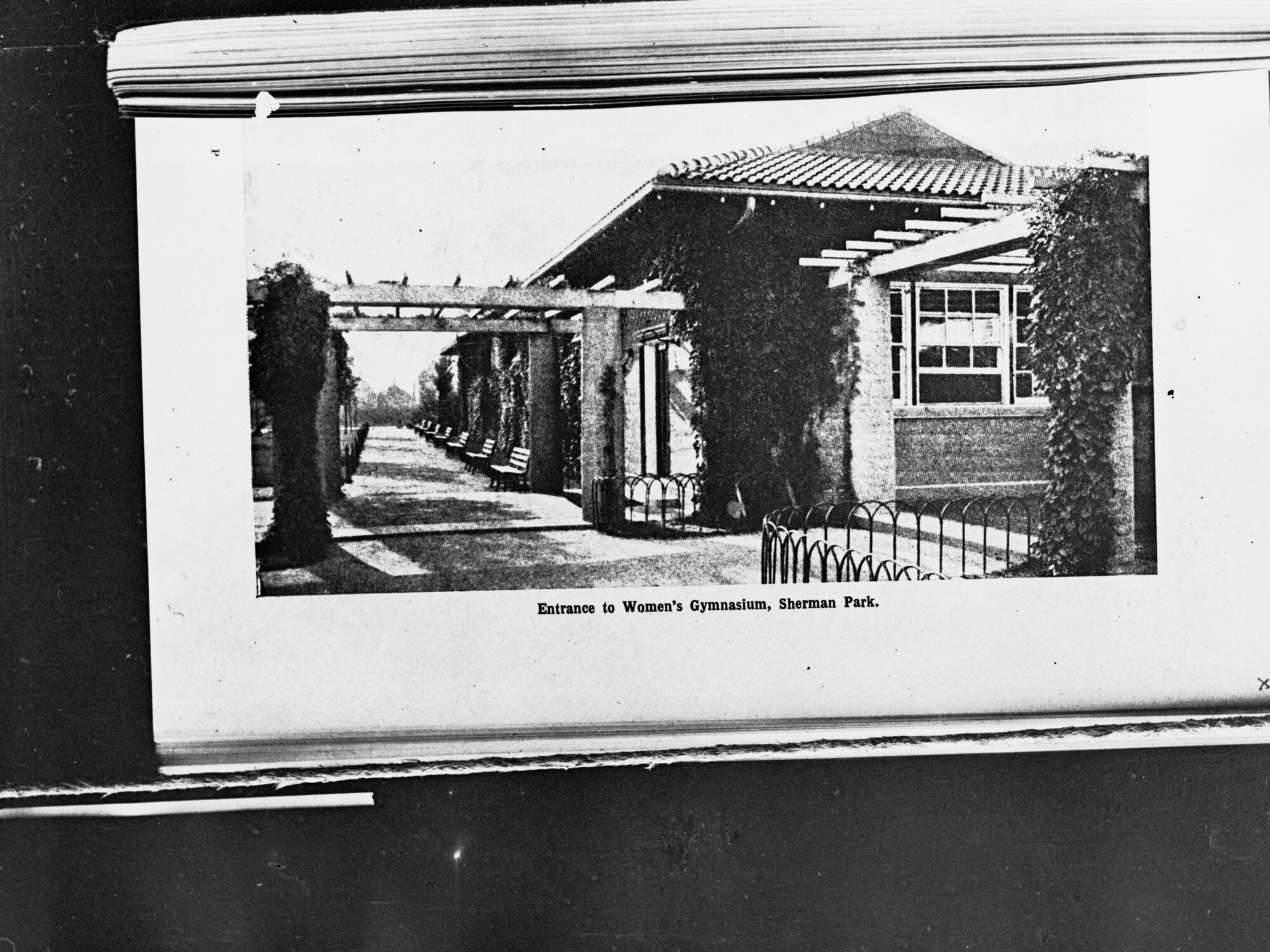 Entrance to the Women's Gymnasium, Sherman Park - Public Works Report Town Planning