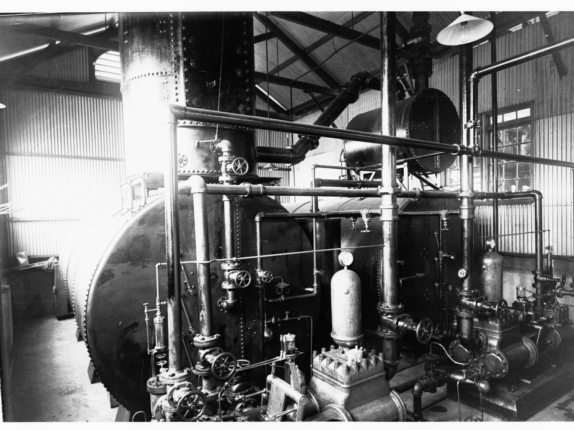 Machinery in unknown location