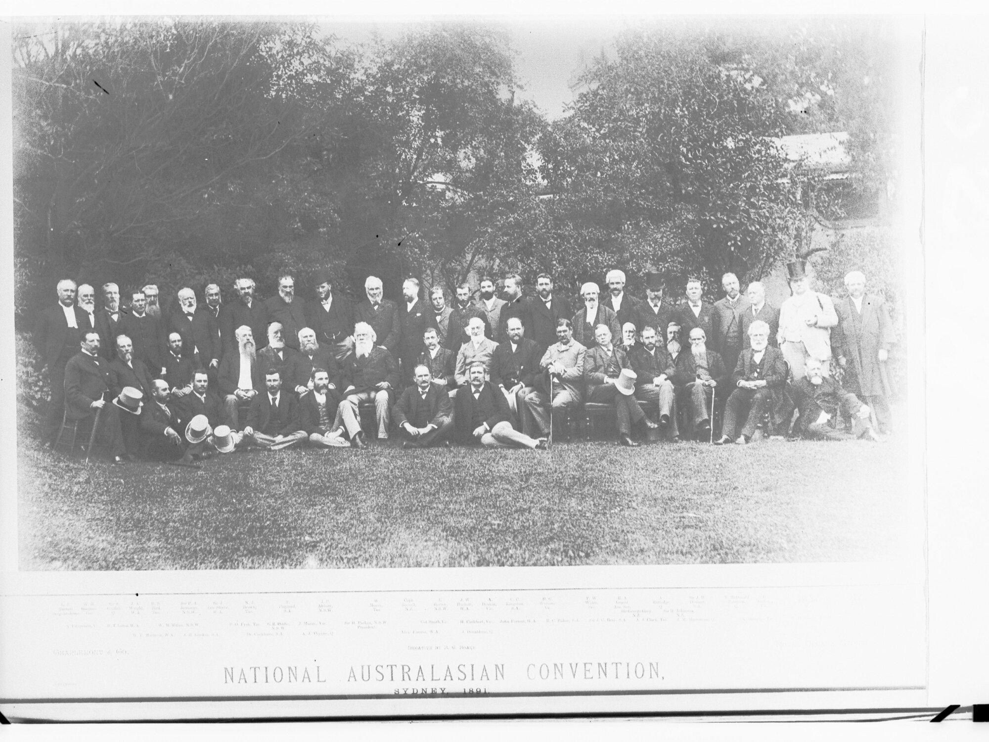National Australasian Convention, Sydney 1891 - group portrait