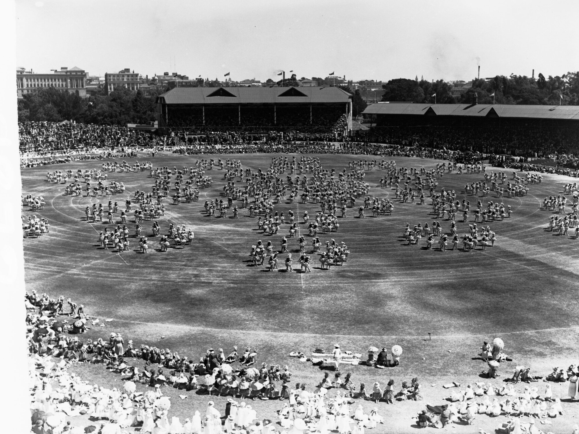 School children's pageant - Adelaide Oval for state centenary