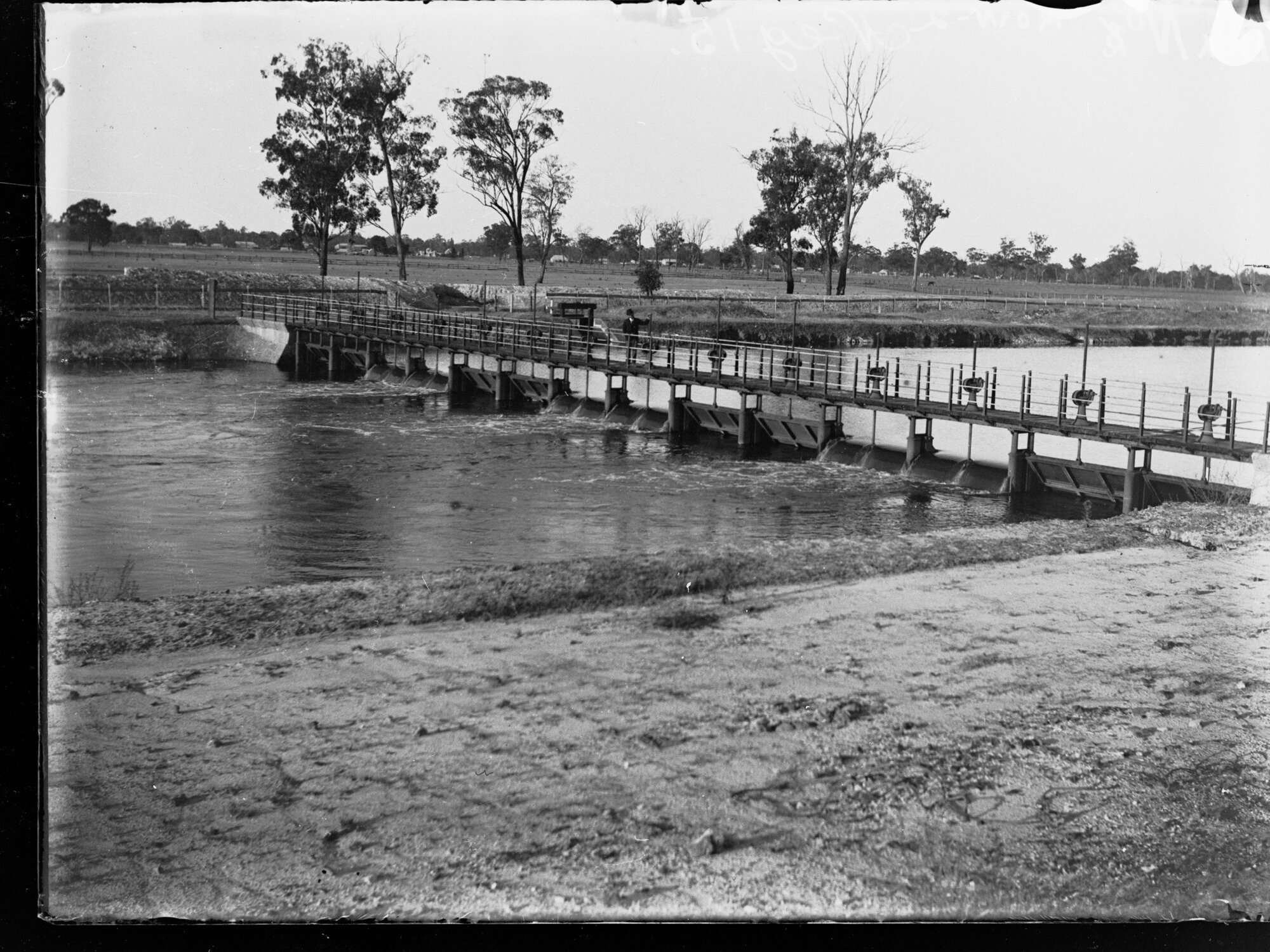 River Murray view showing a lock