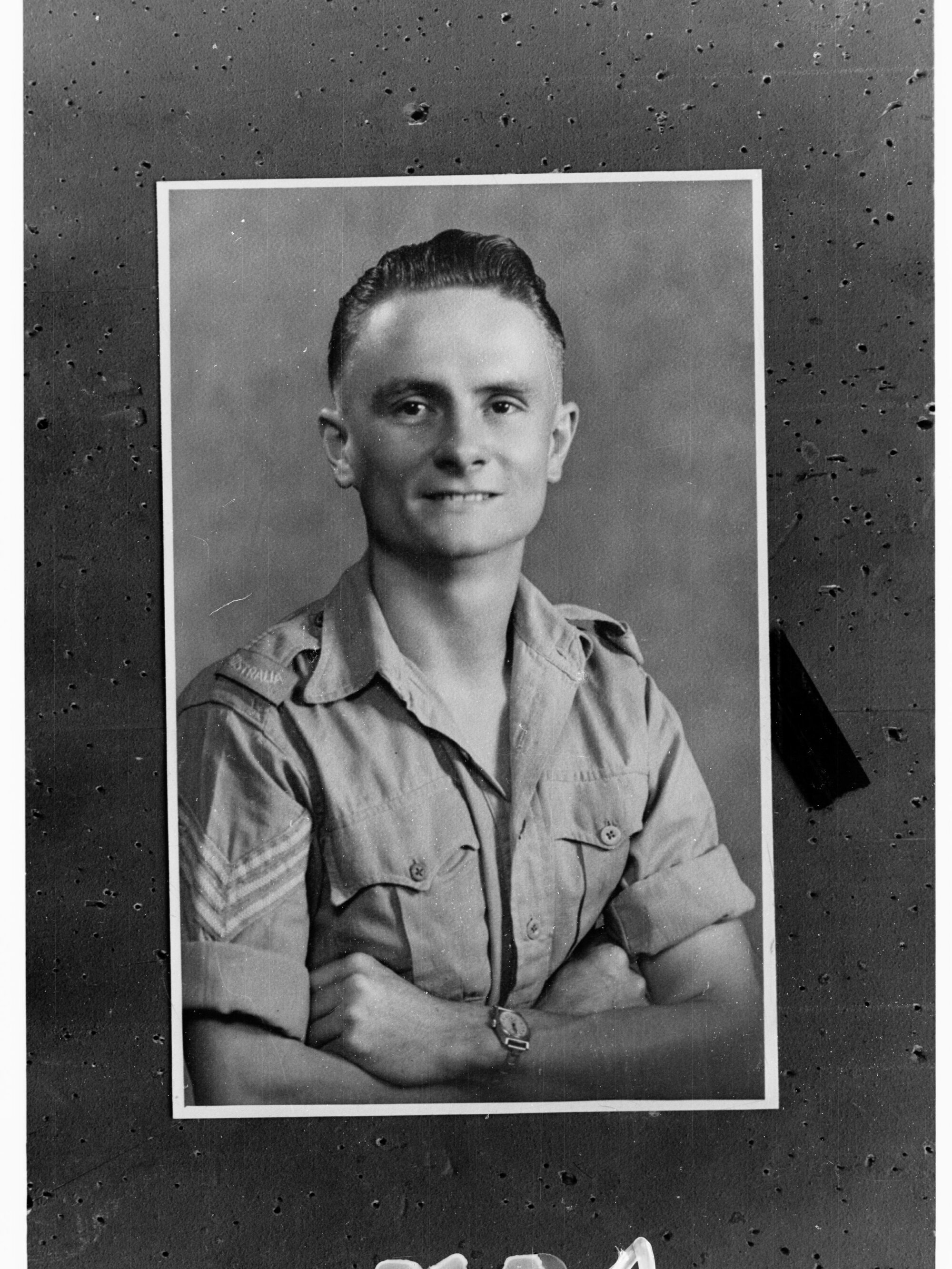 Portrait of a soldier in Australian Imperial Force