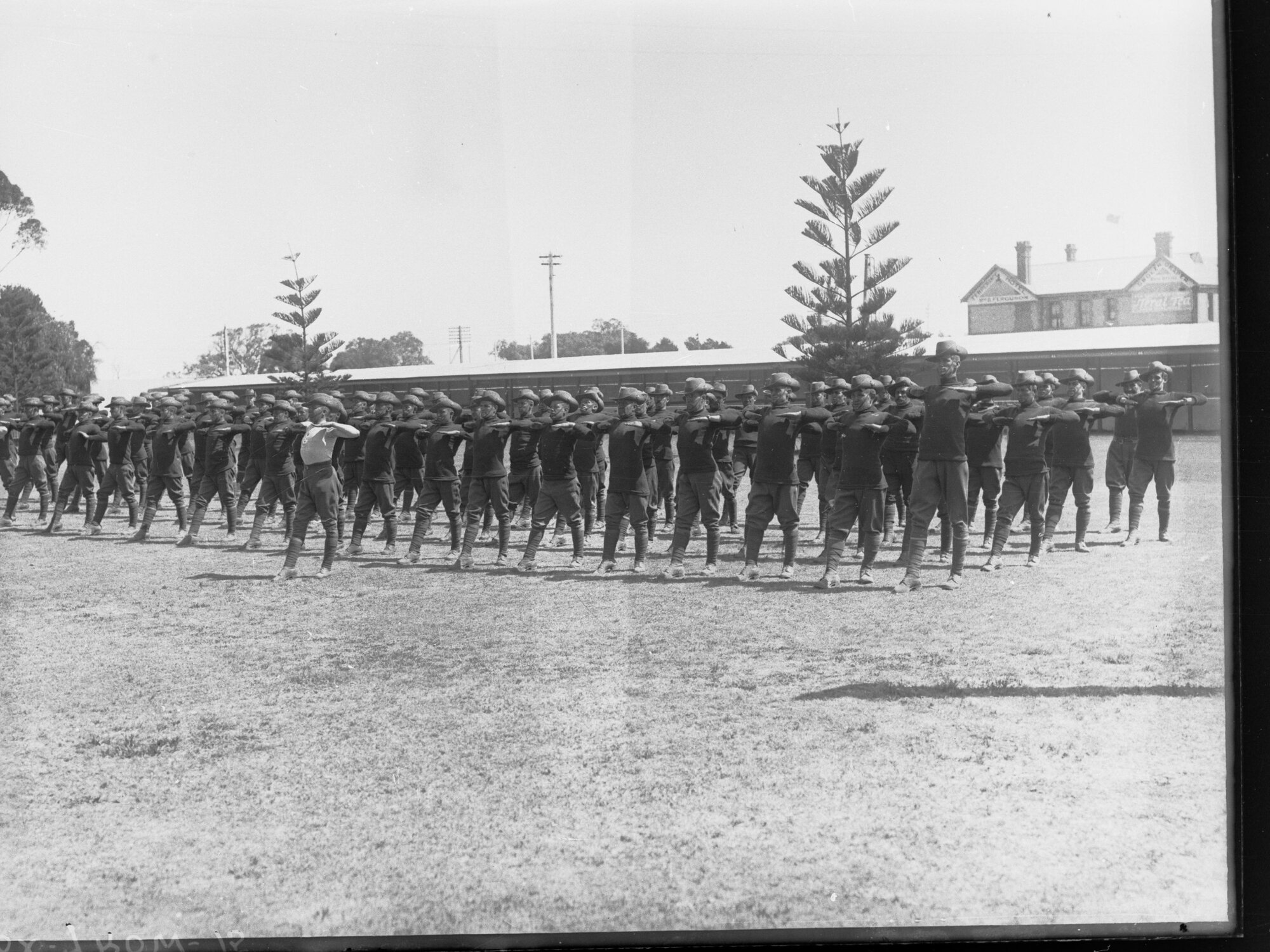 Expeditionary Forces World War One - Soldiers Exercising (Morphettville Racecourse)