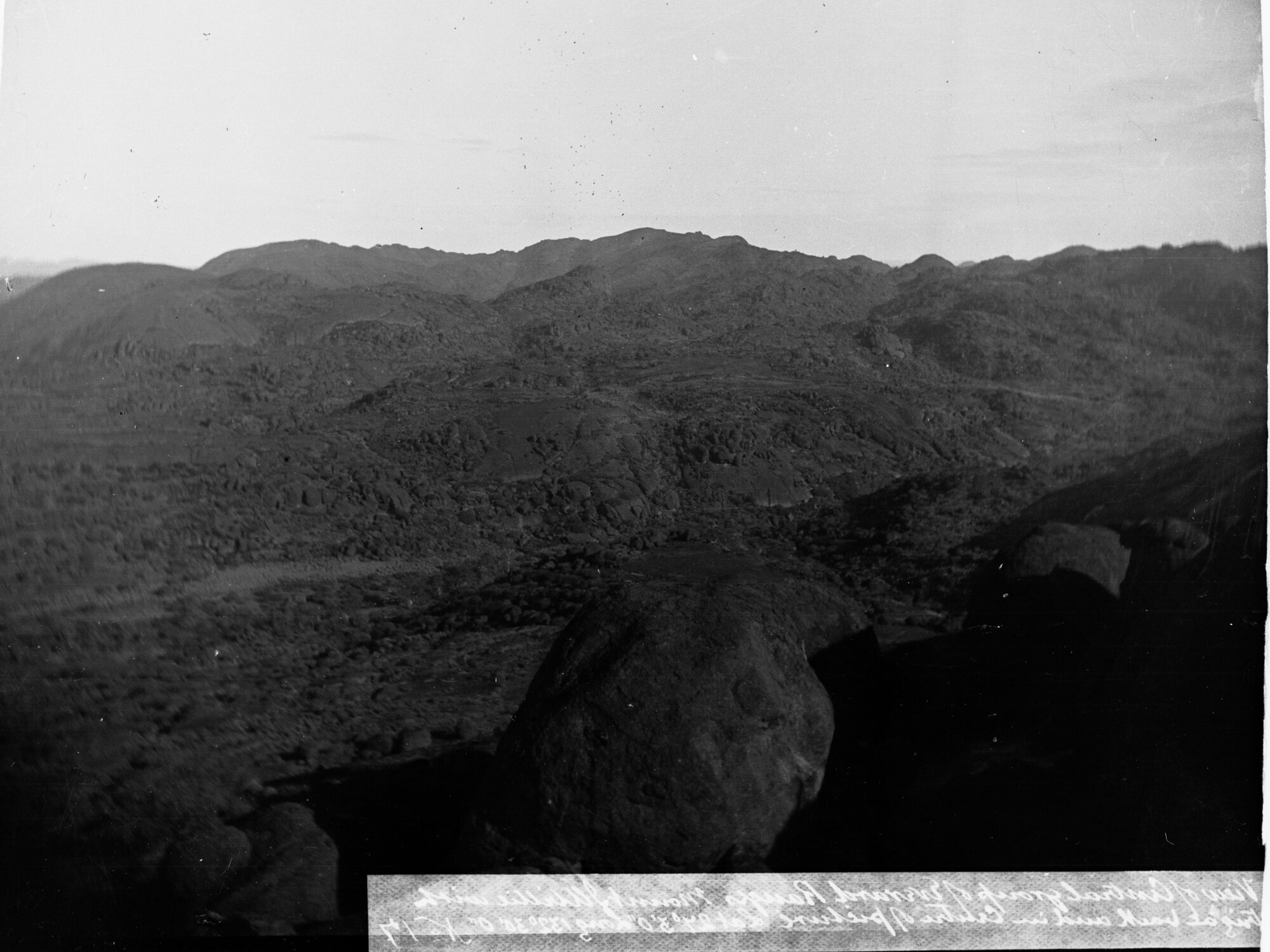 Southern End of Range With High Bare Granite Hill in Centre Elder Scientific Expedition