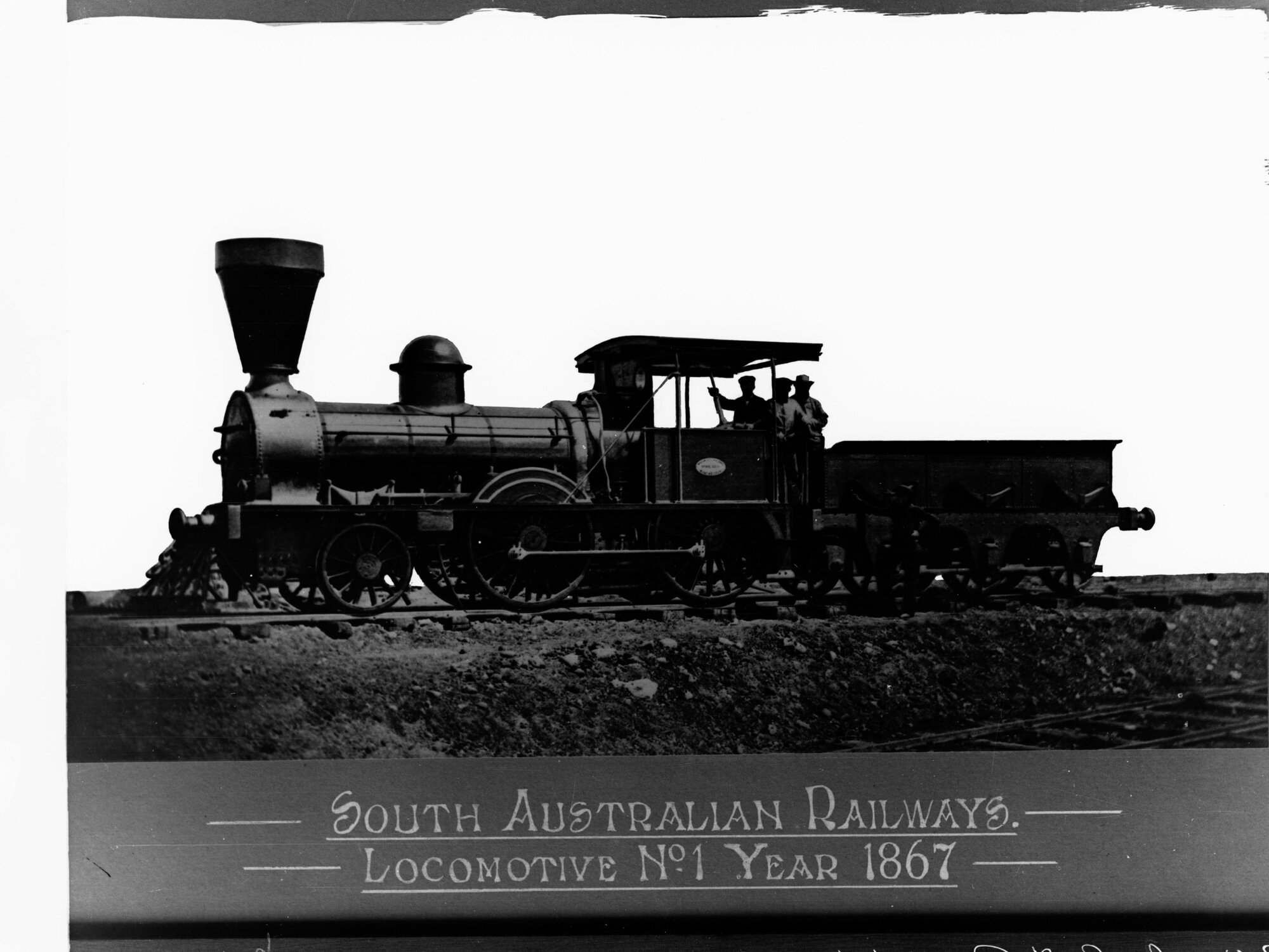 South Australian Railway Locomotive Number One Year 1867