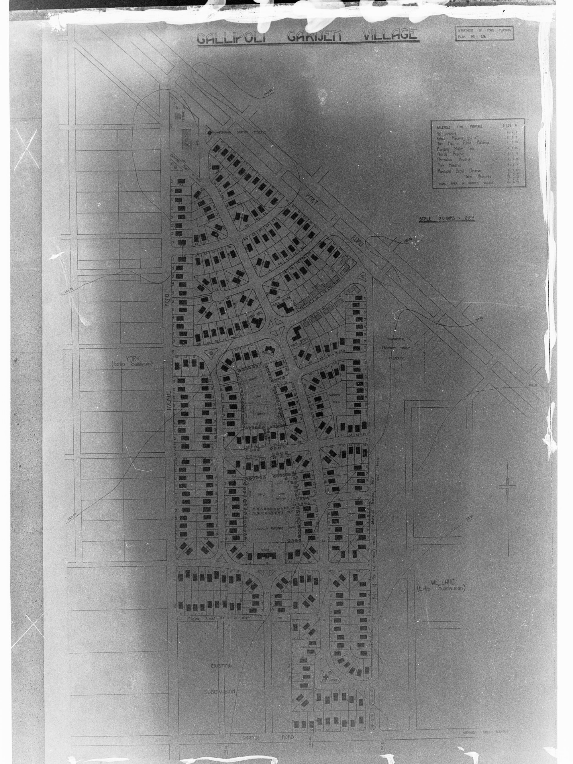 A plan of the present suburb of Allenby Gardens, South Australia