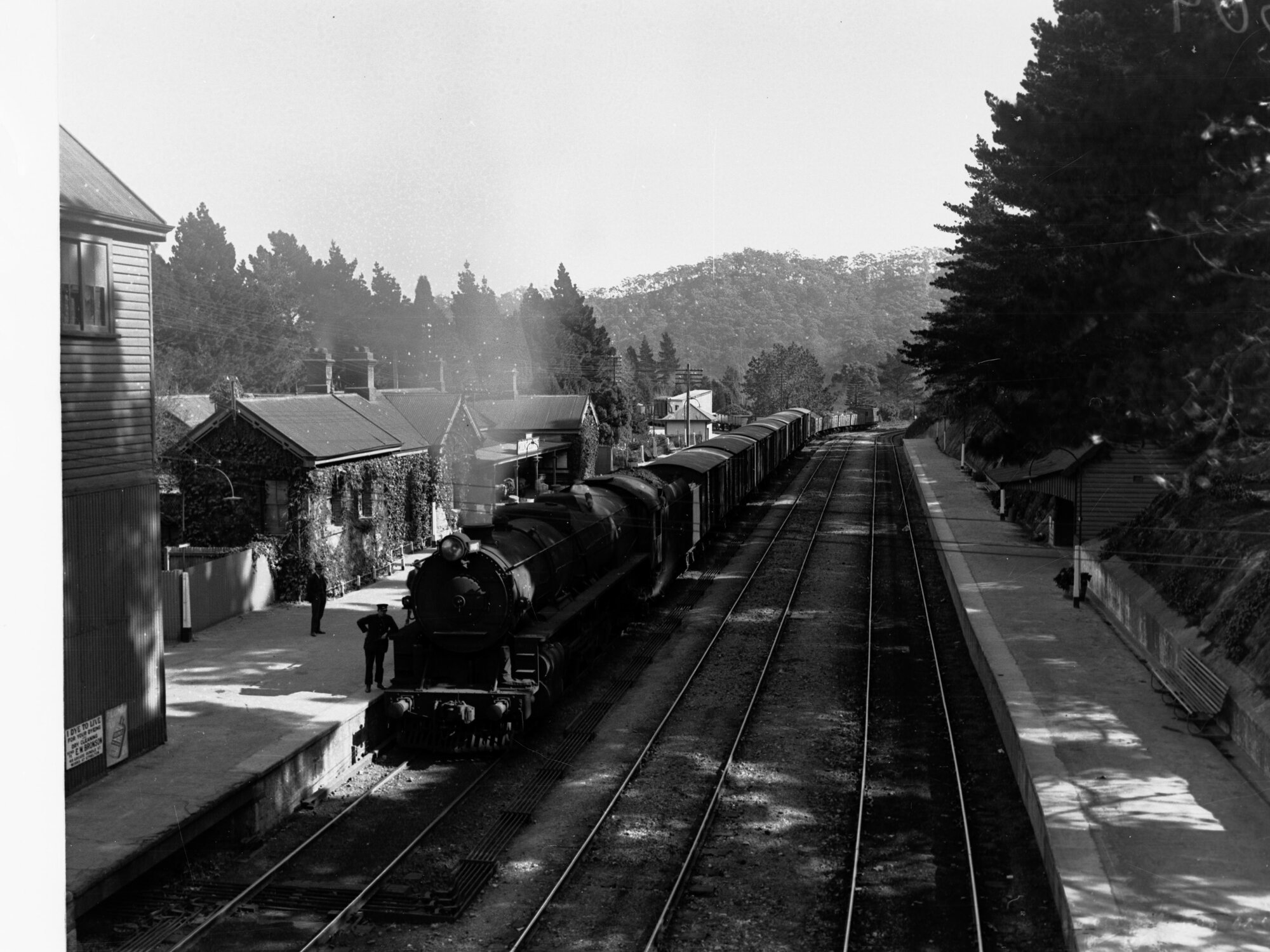 Locomotive at Mount Lofty Railway Station