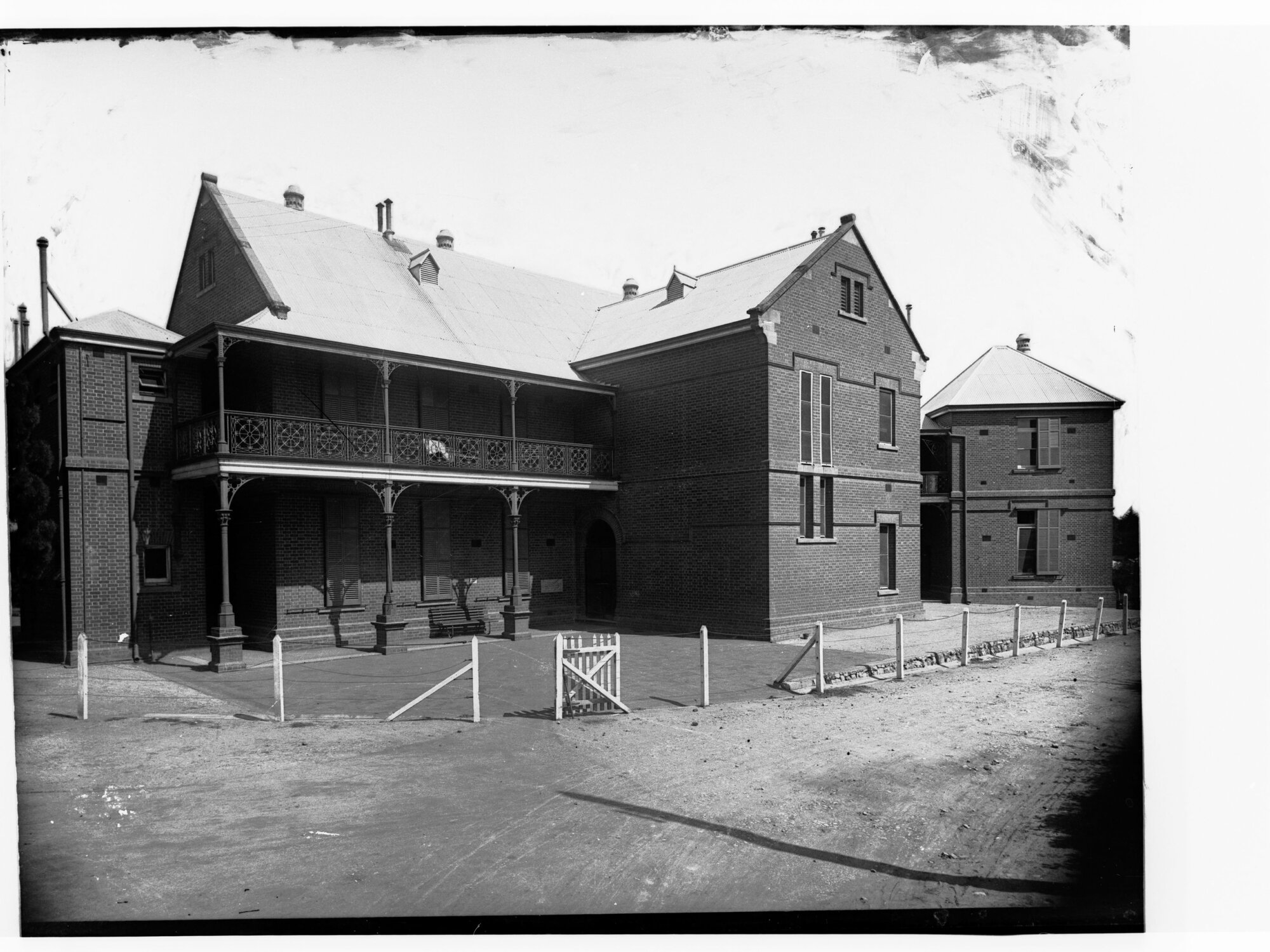Large brick building