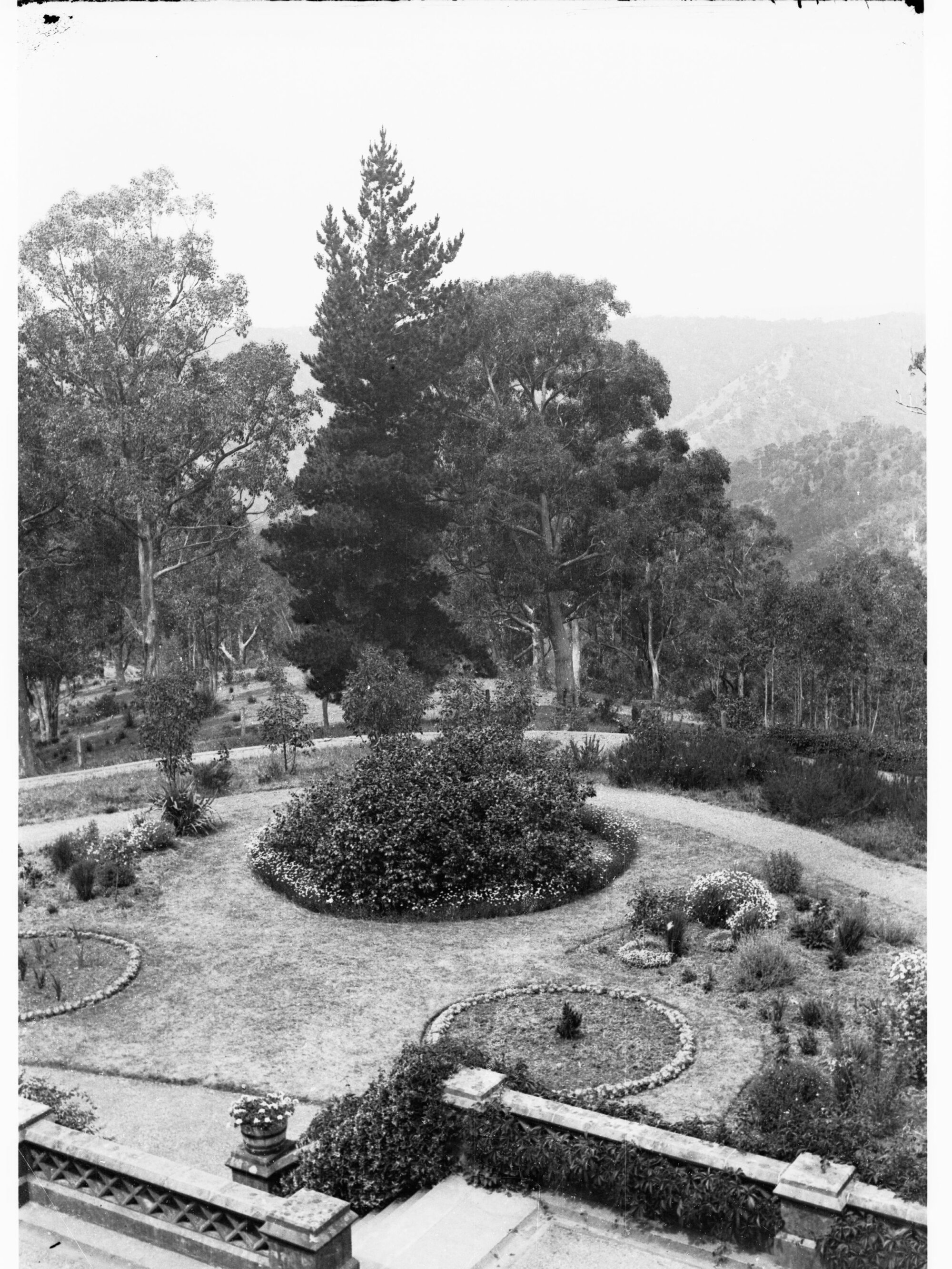 Garden of the Vice Regal residence at Marble Hill