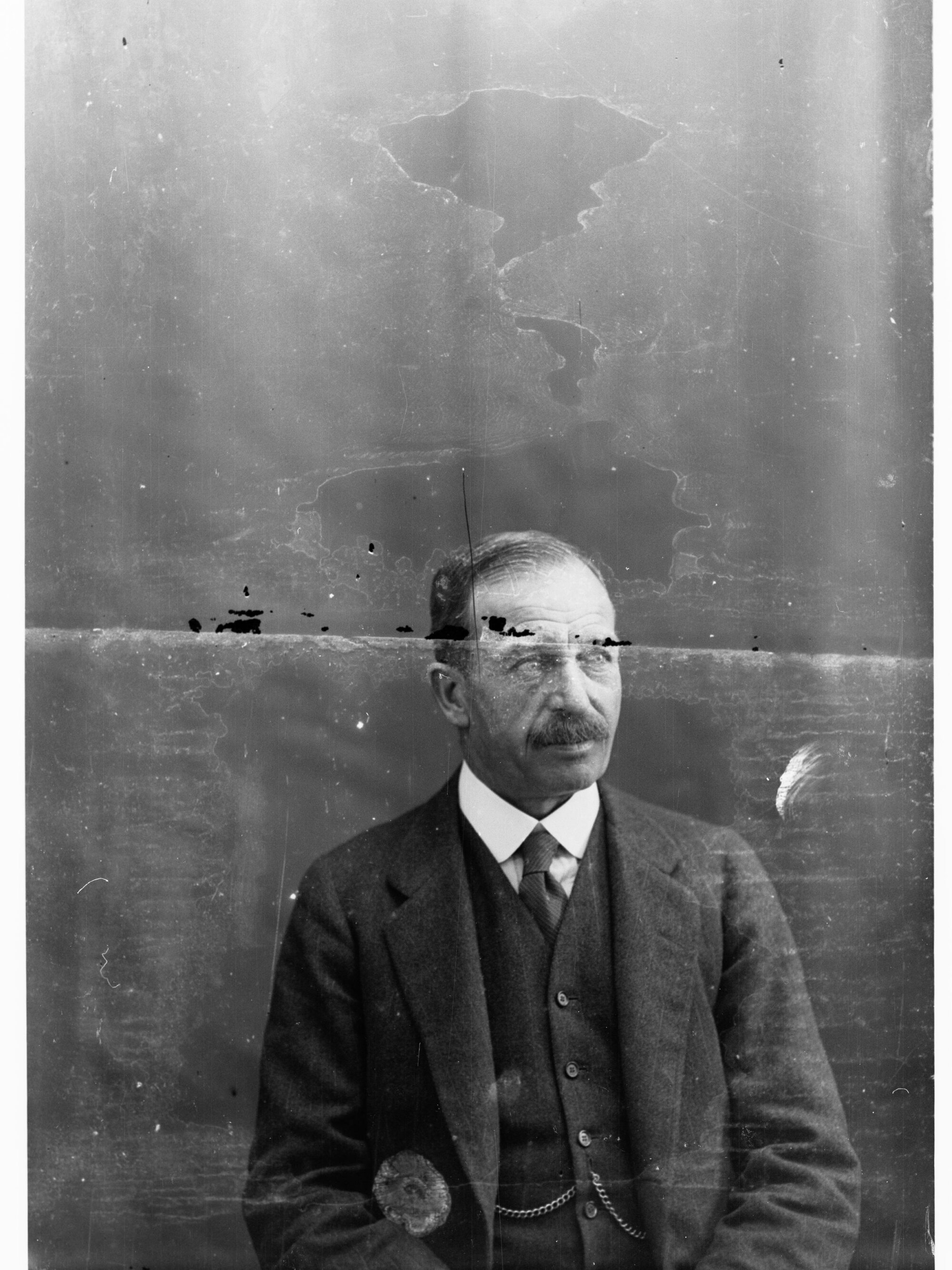 Portrait of unidentified man