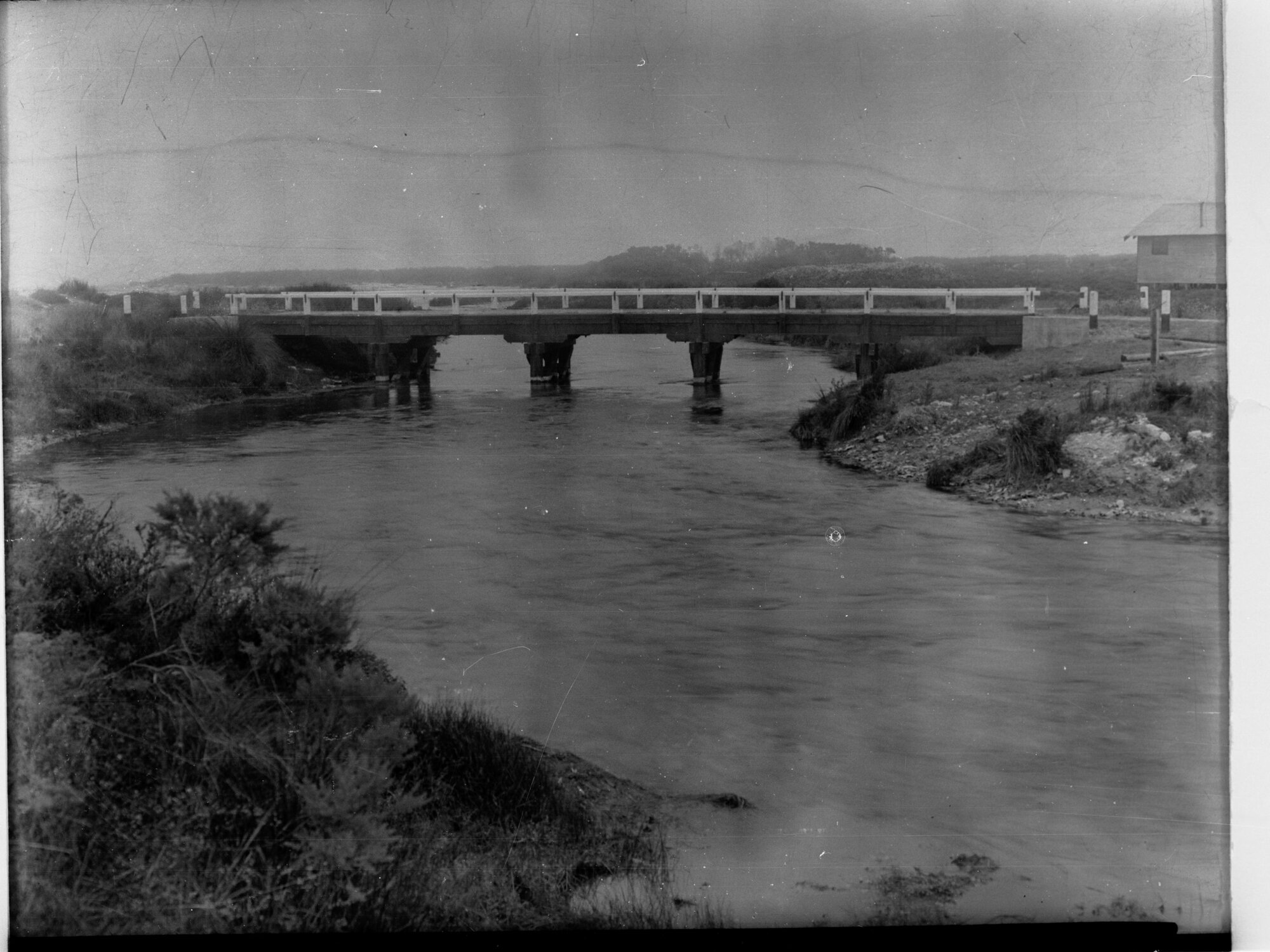 South East drainage showing bridge