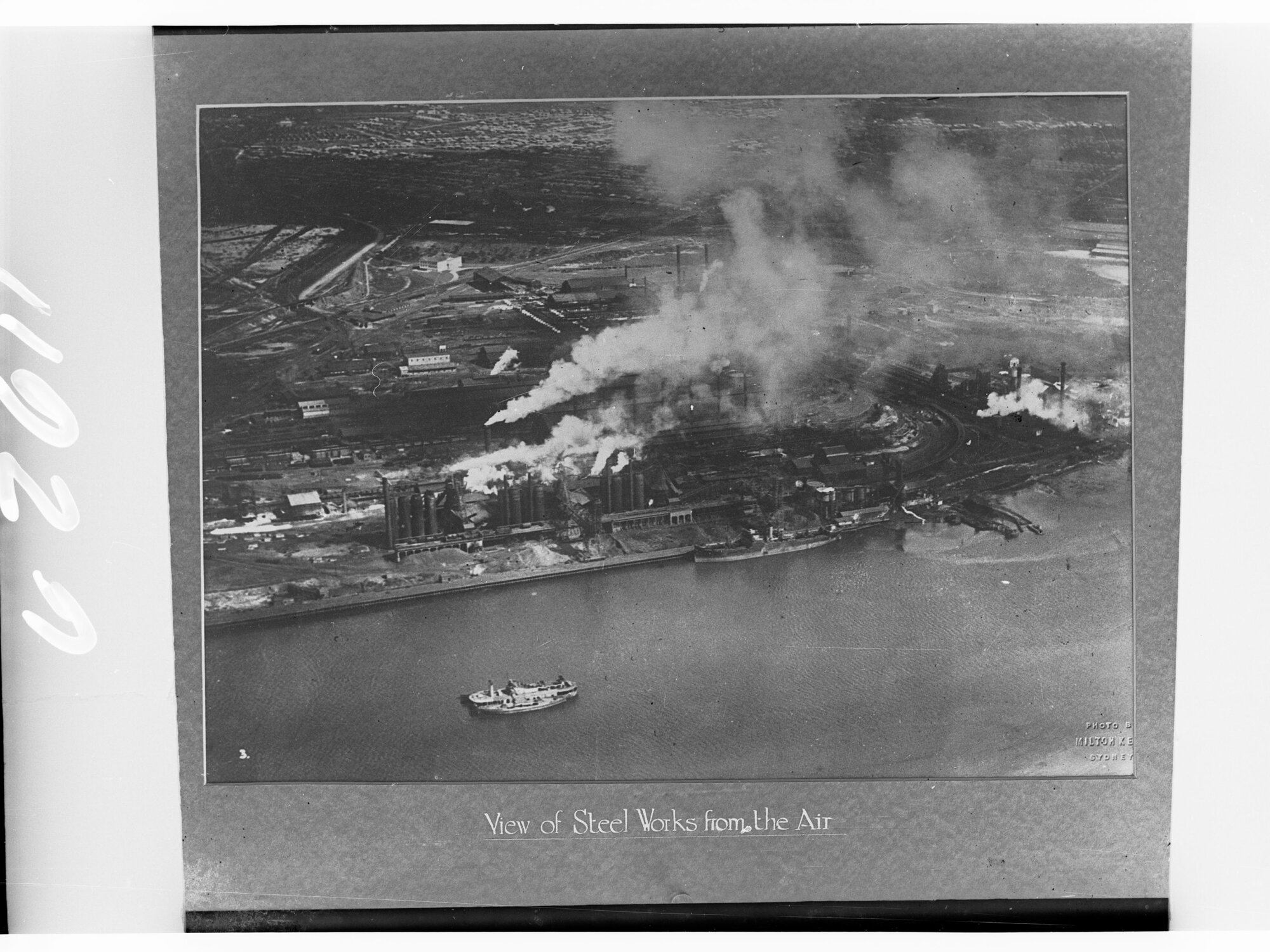 View of steelworks, Newcastle