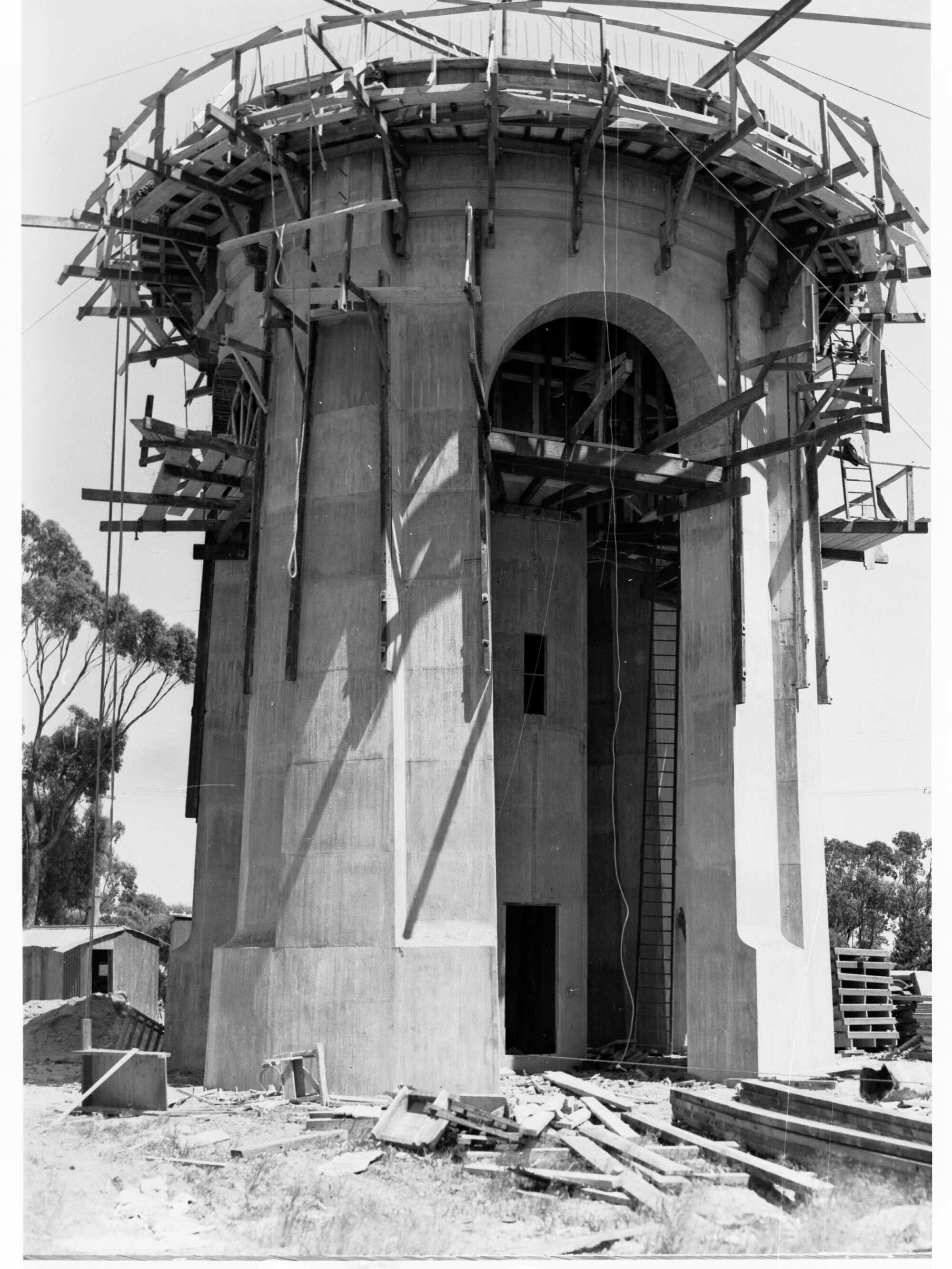 Engineering and Water Supply Construction of a tower at Belair