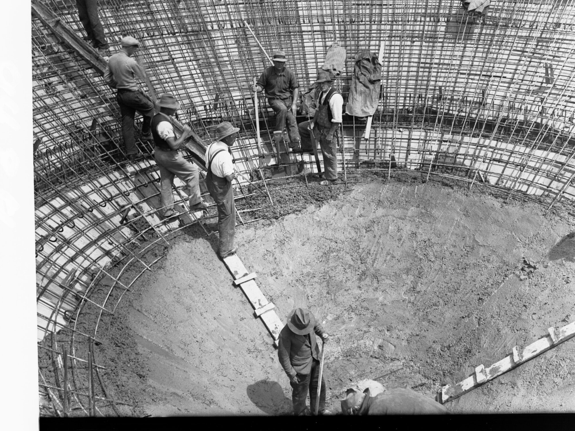 Port Adelaide Sewers Treatment Works Men Working
