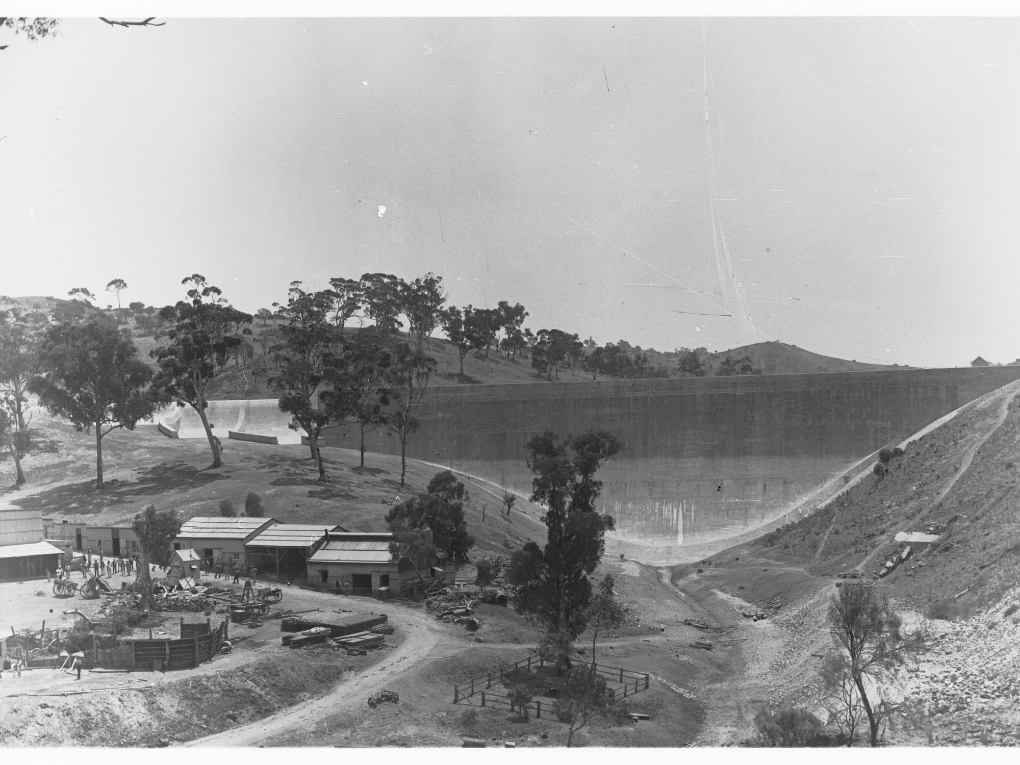Beetaloo Reservoir/Dam - construction began in 1886 (the largest concrete dam of its type ever attempted in the southern hemisphere)