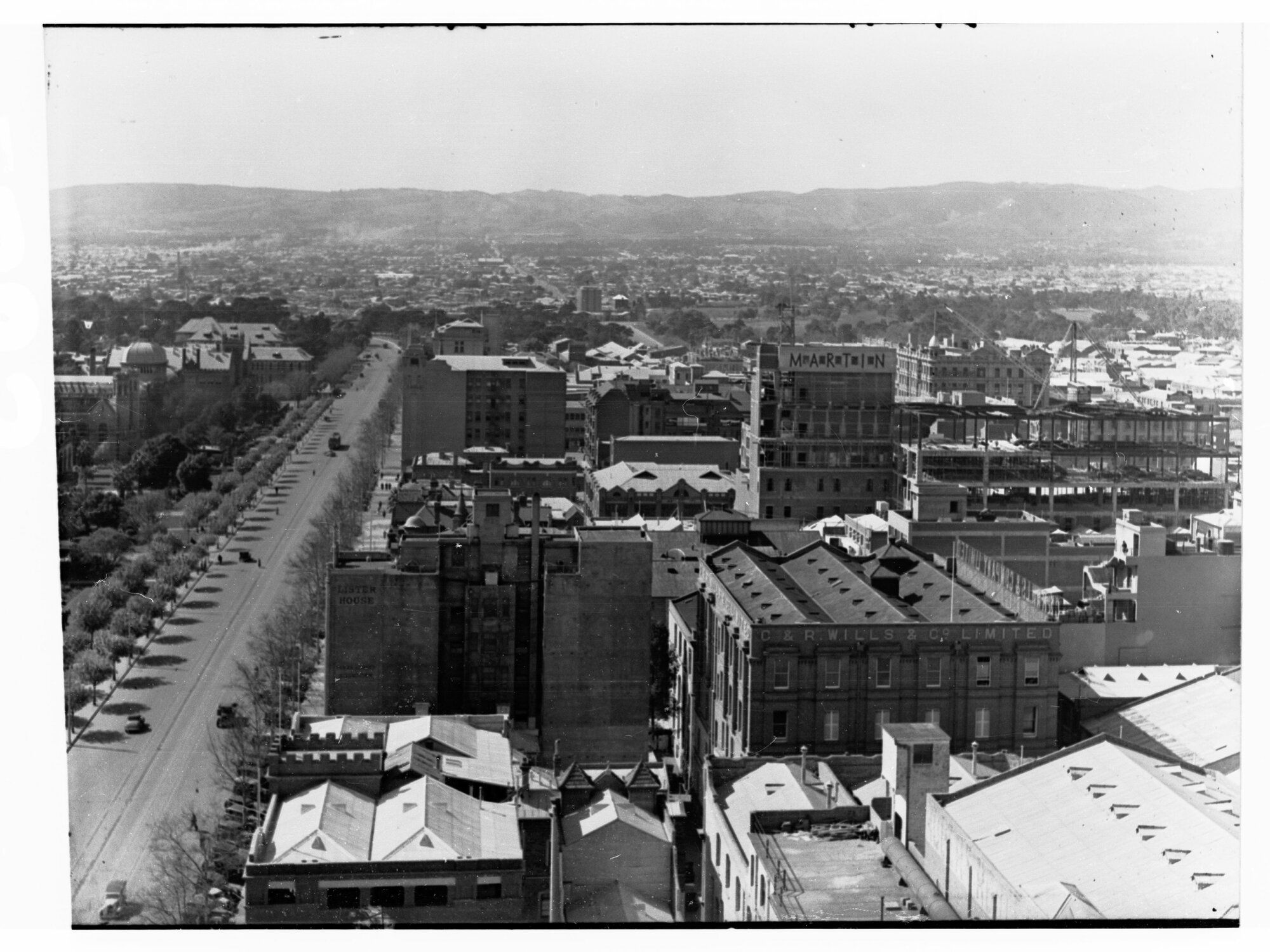 North Terrace Showing Buildings on South Side