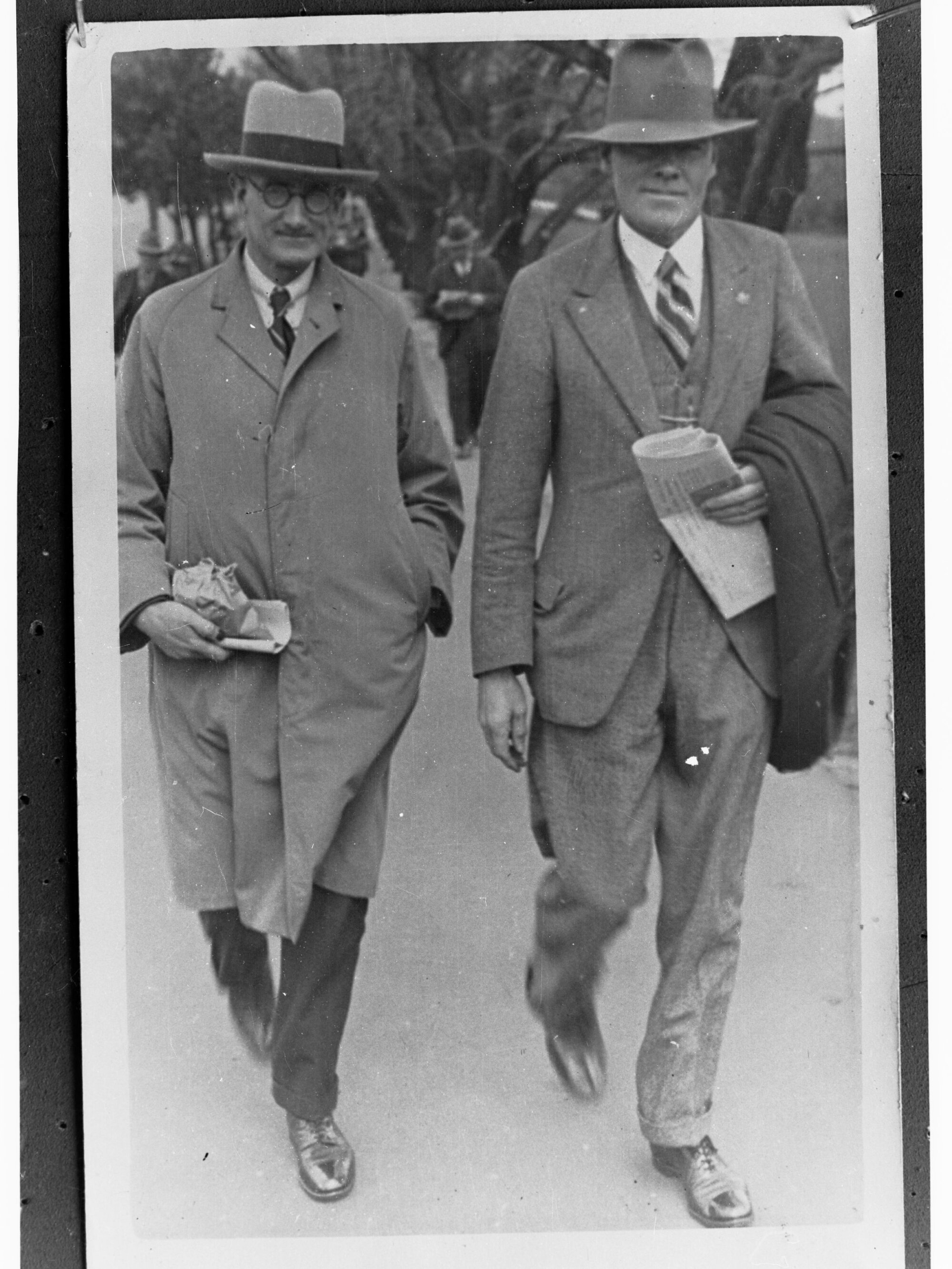 Two unidentified gentlemen