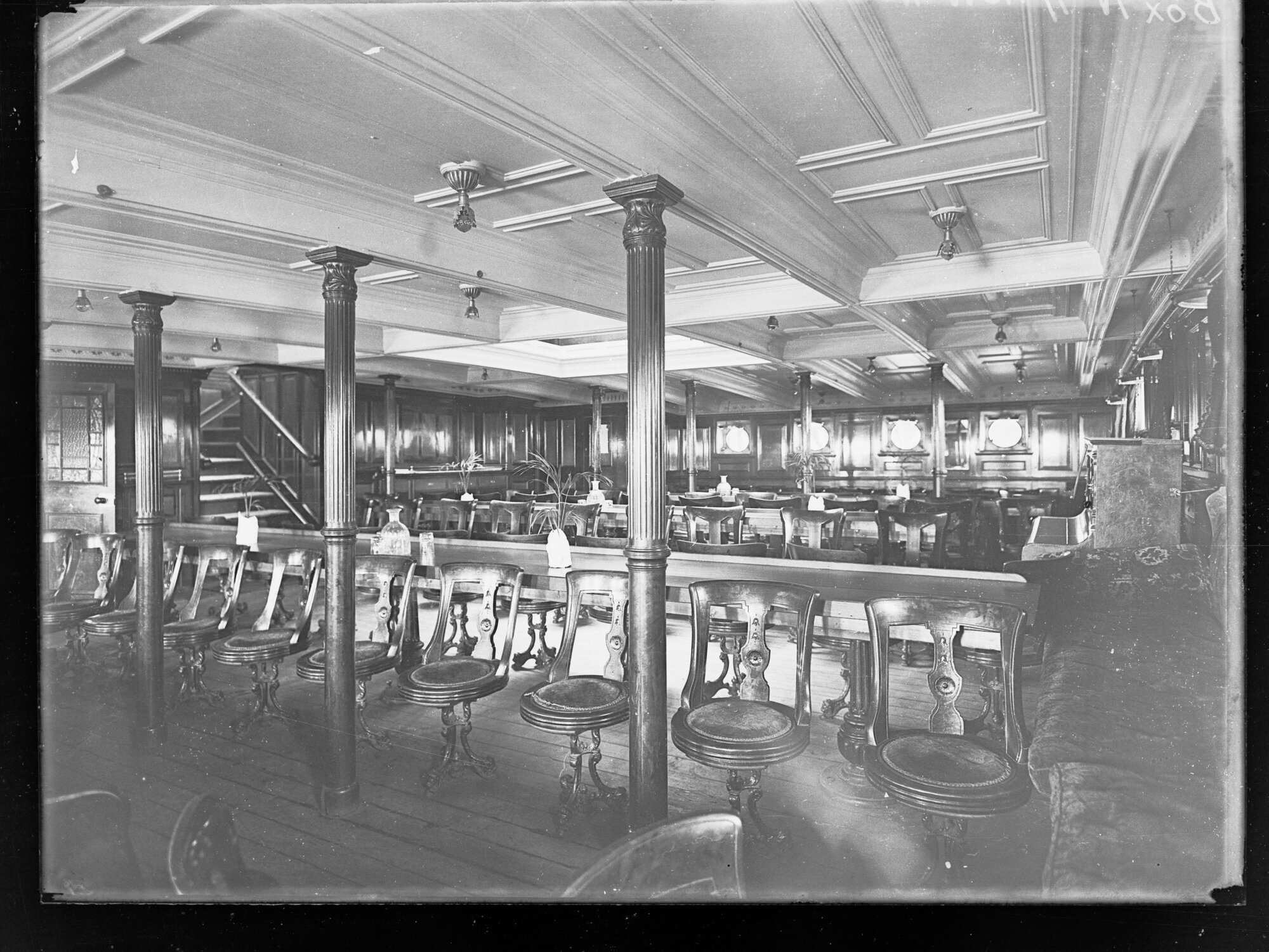 Interior of S S Commonwealth,  Steamship