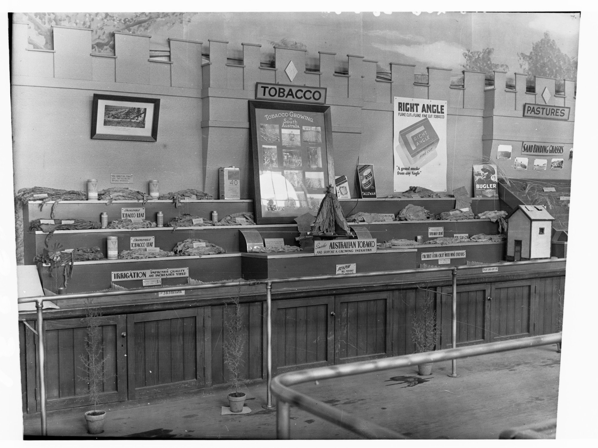 Tobacco display at Royal Adelaide Show