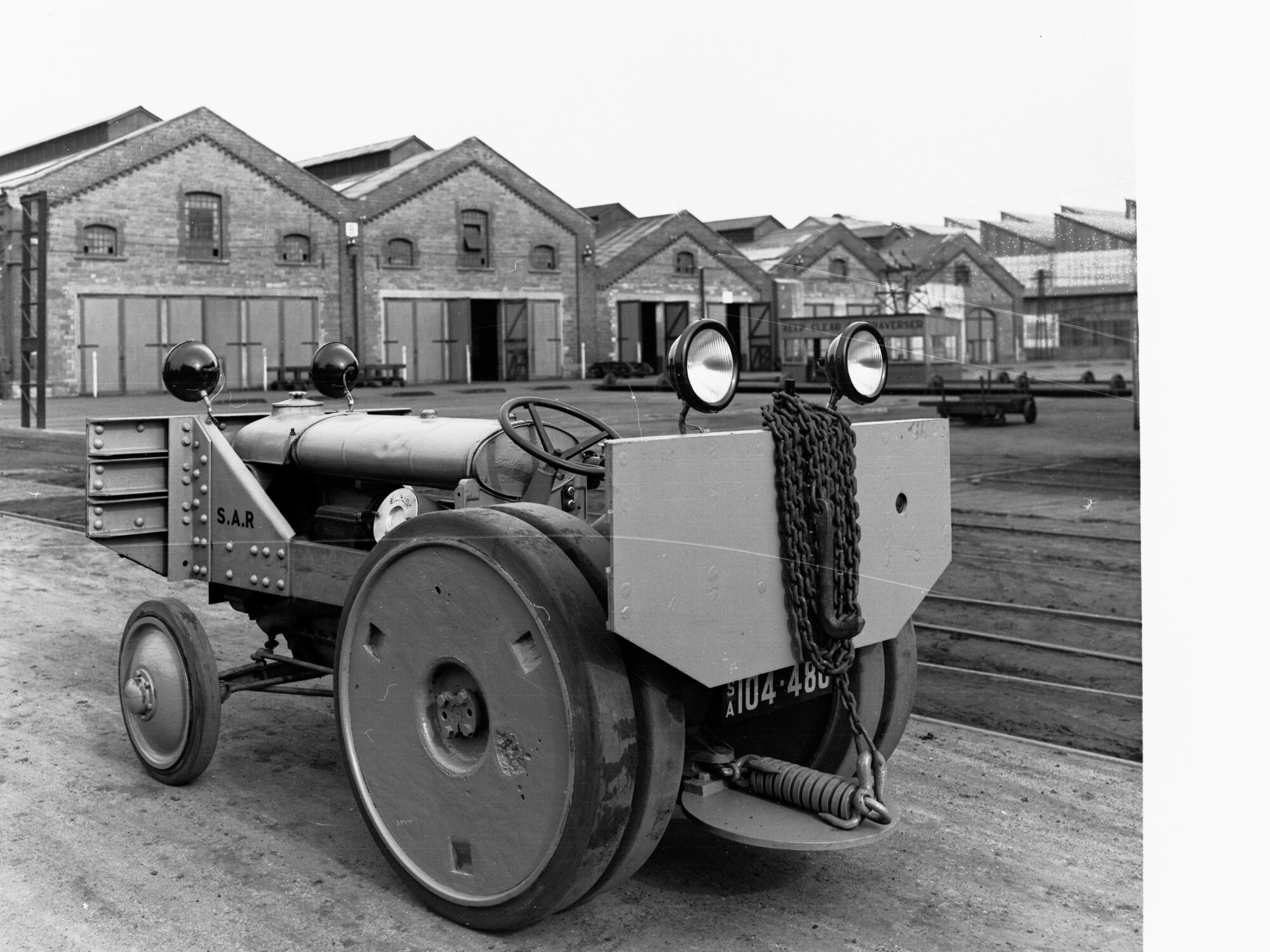 Tractor at Islington Railway