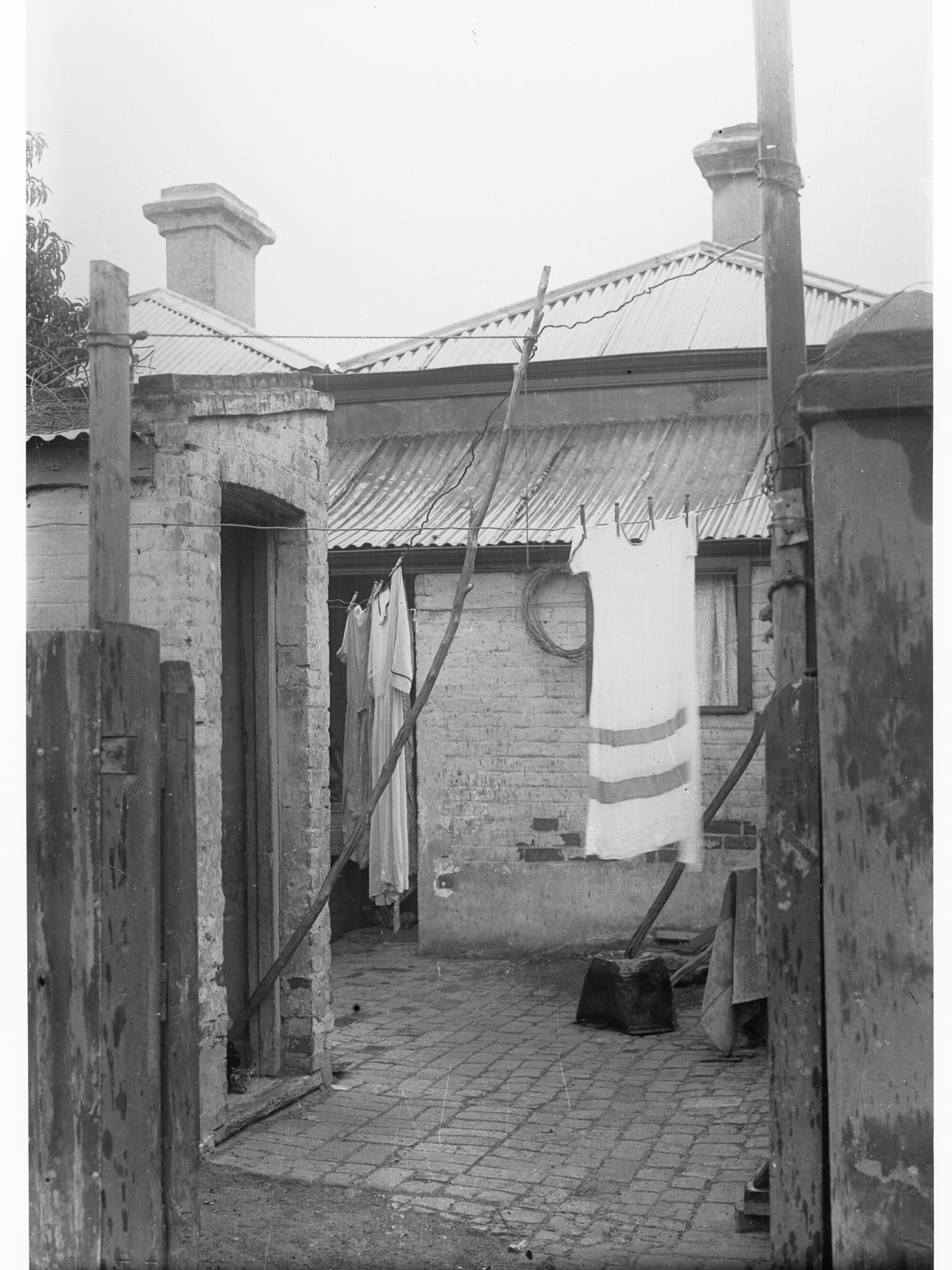 Rear view of house in Newmarket Street - City