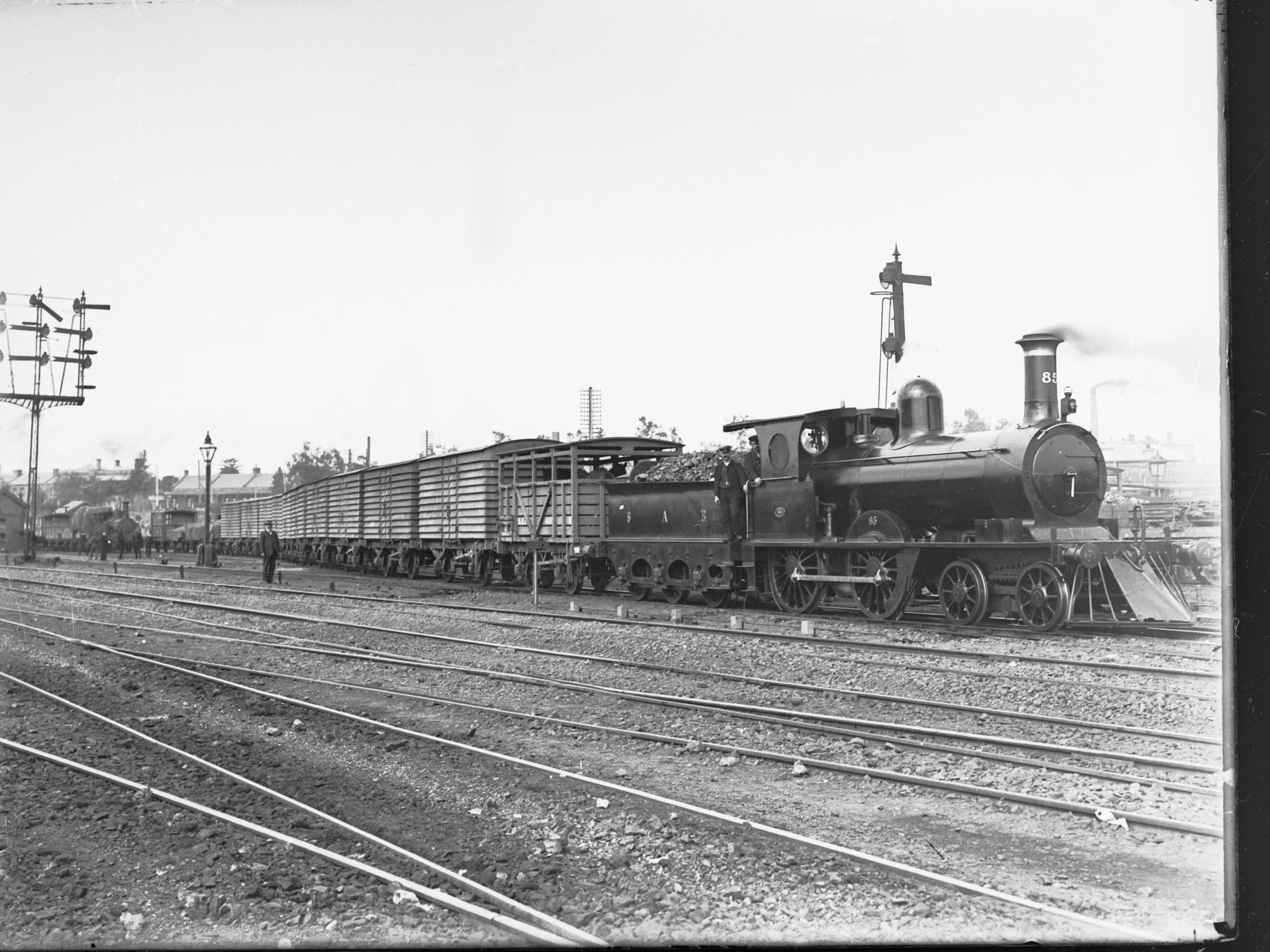 Train on the Dry Creek Line, Port Adelaide