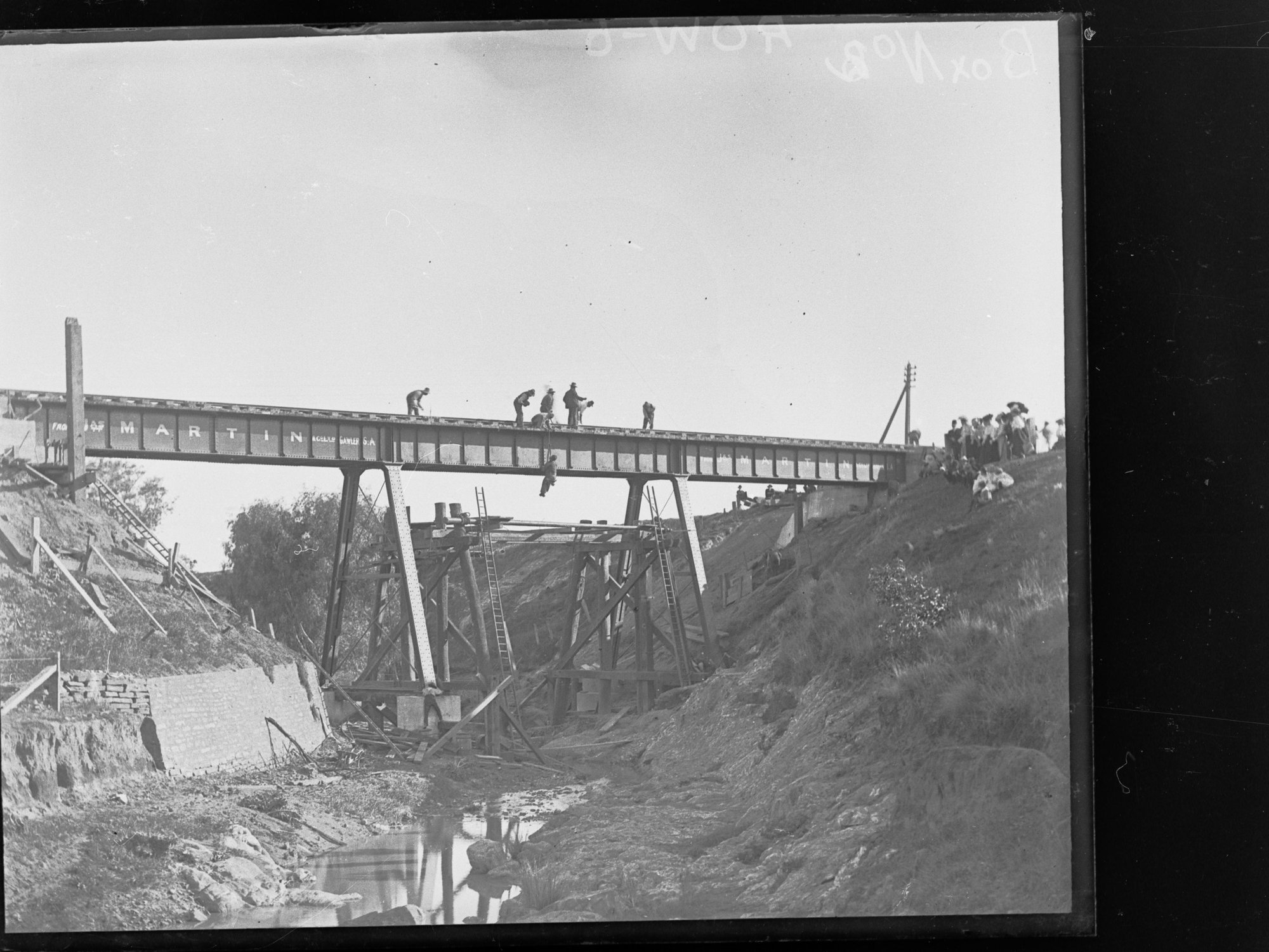 Construction of Railway Bridge over Allans Creek