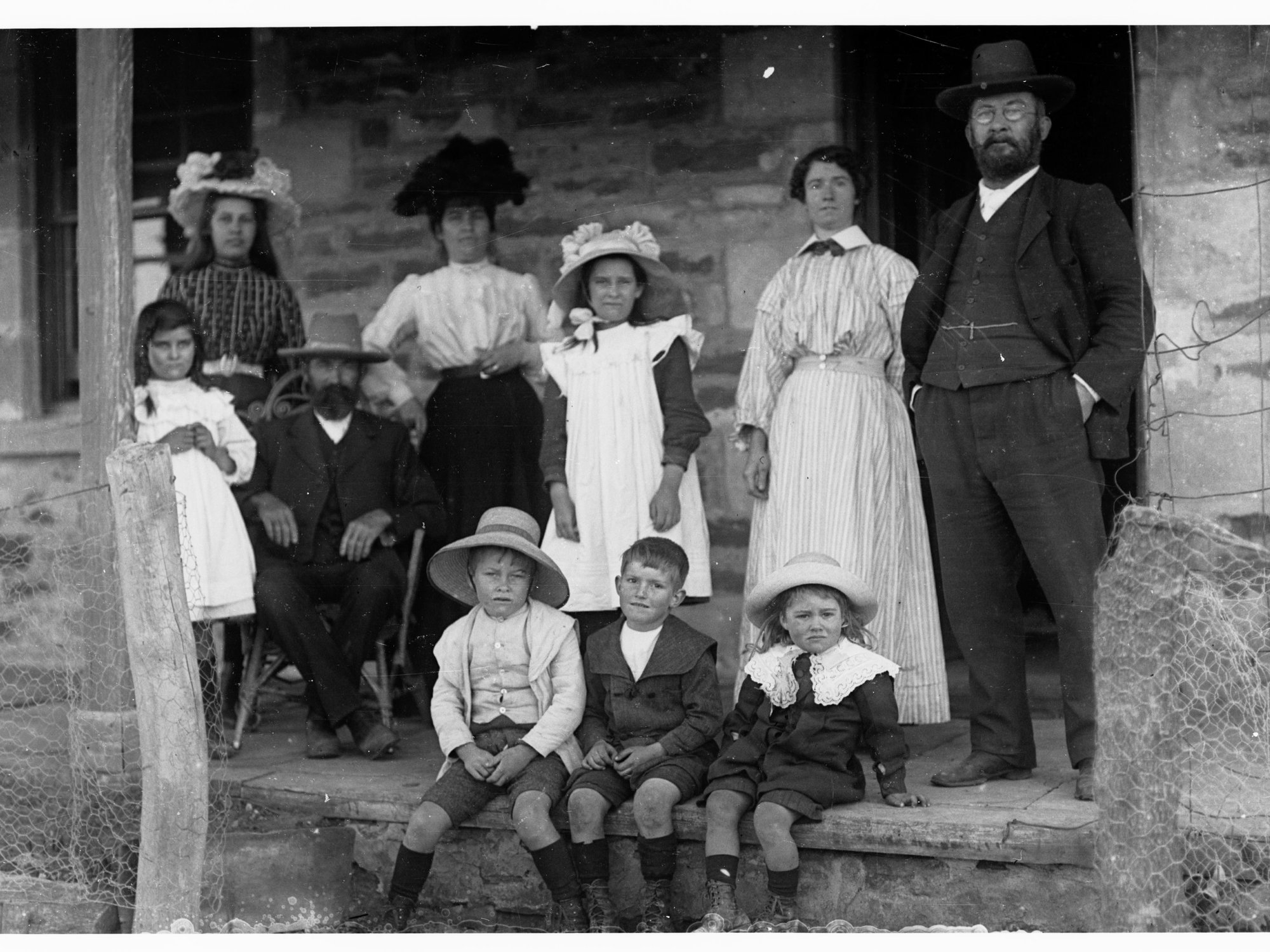 Group photograph of a family