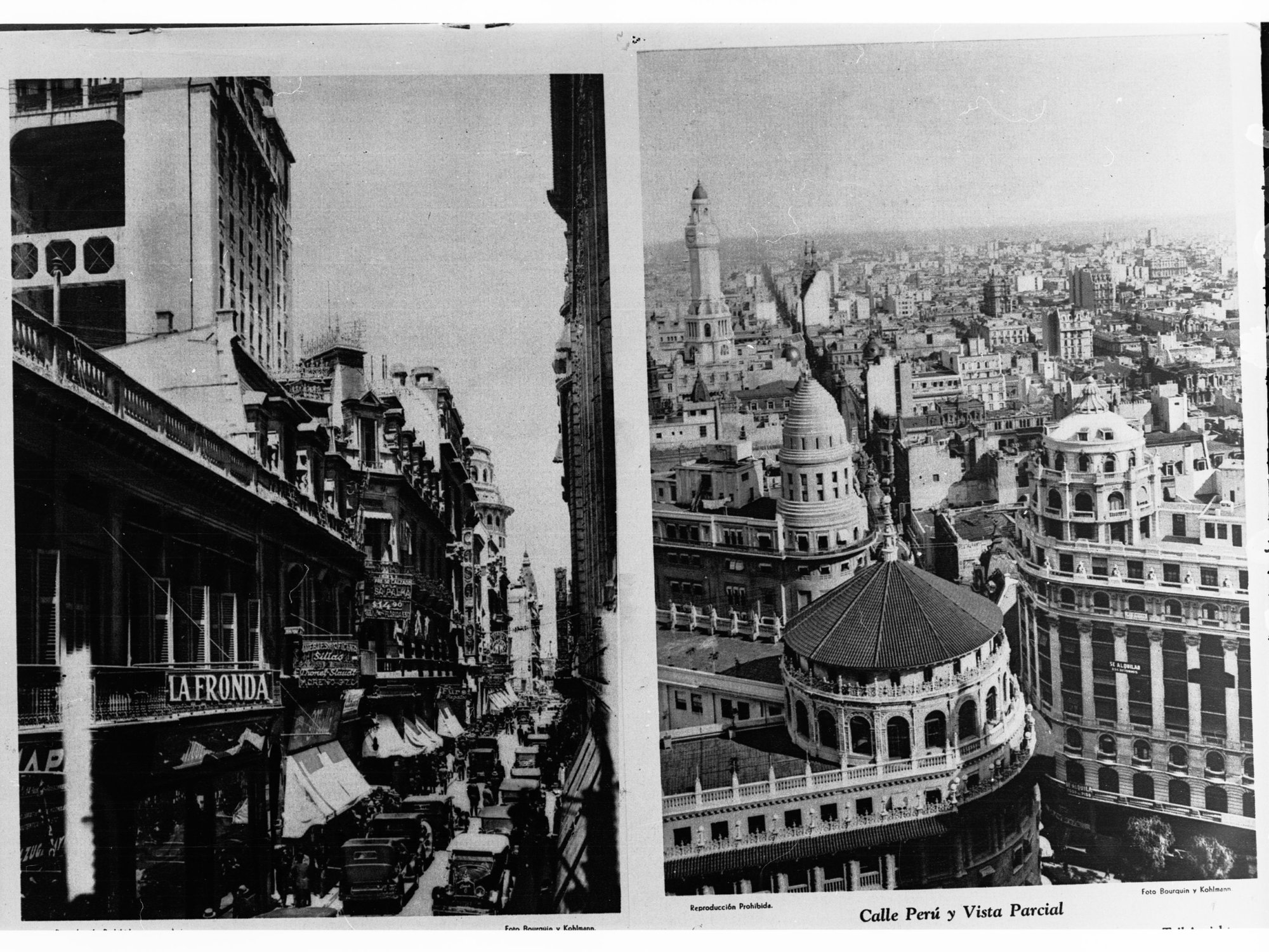 Two Street Scenes in Buenos Aires