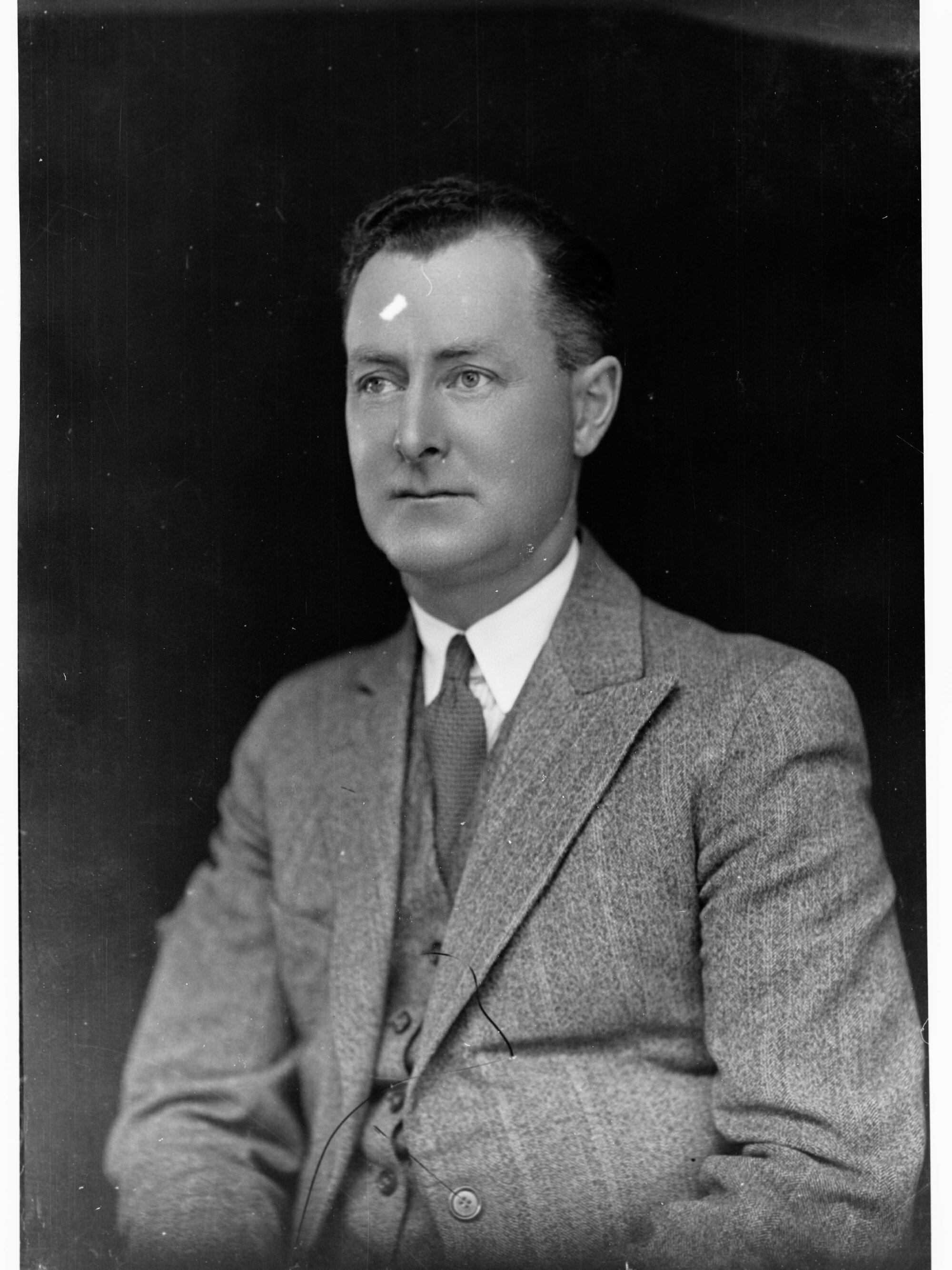 Portrait of unidentified man