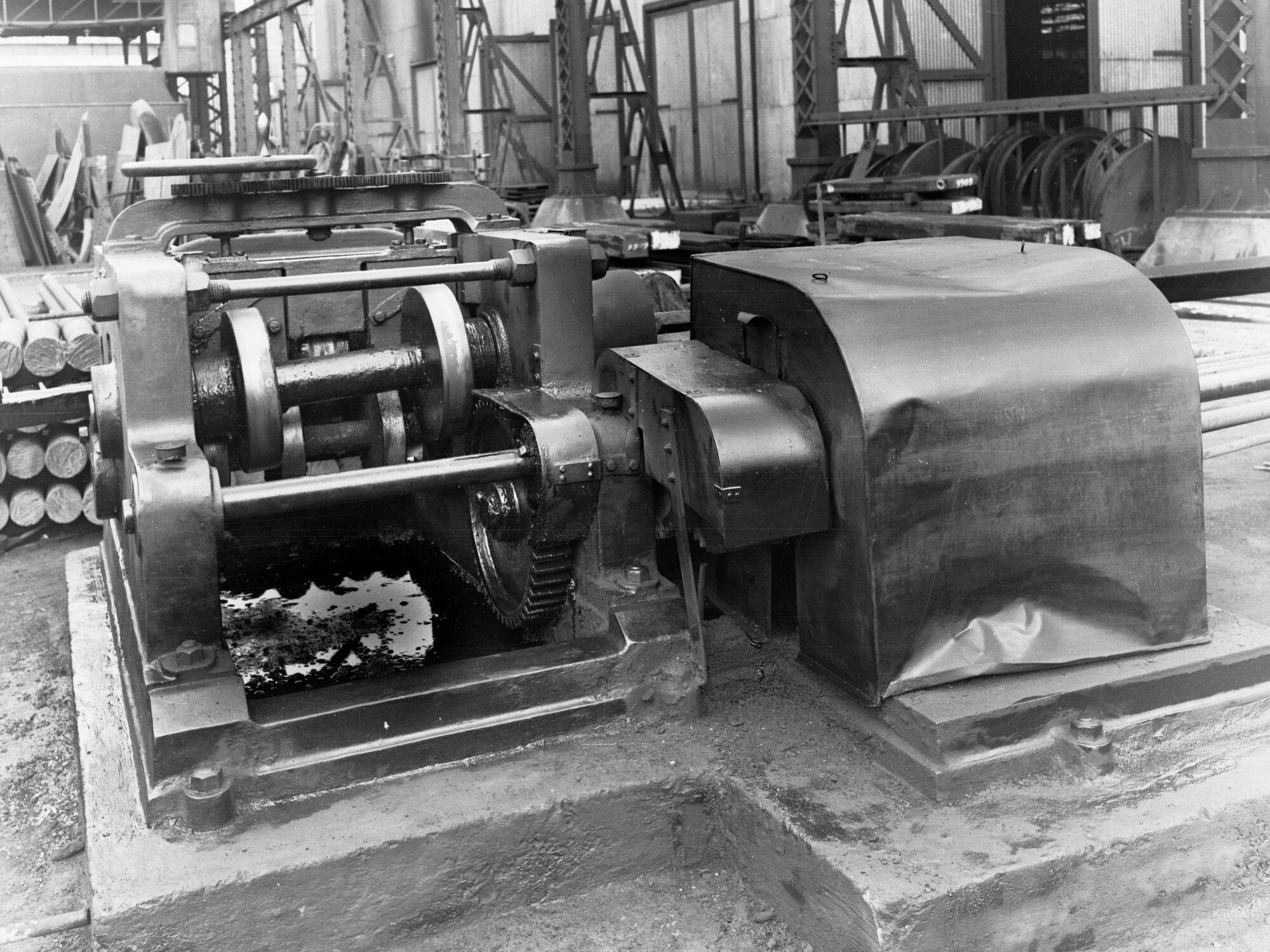 Islington Railway Workshop Crows Straightening Machine