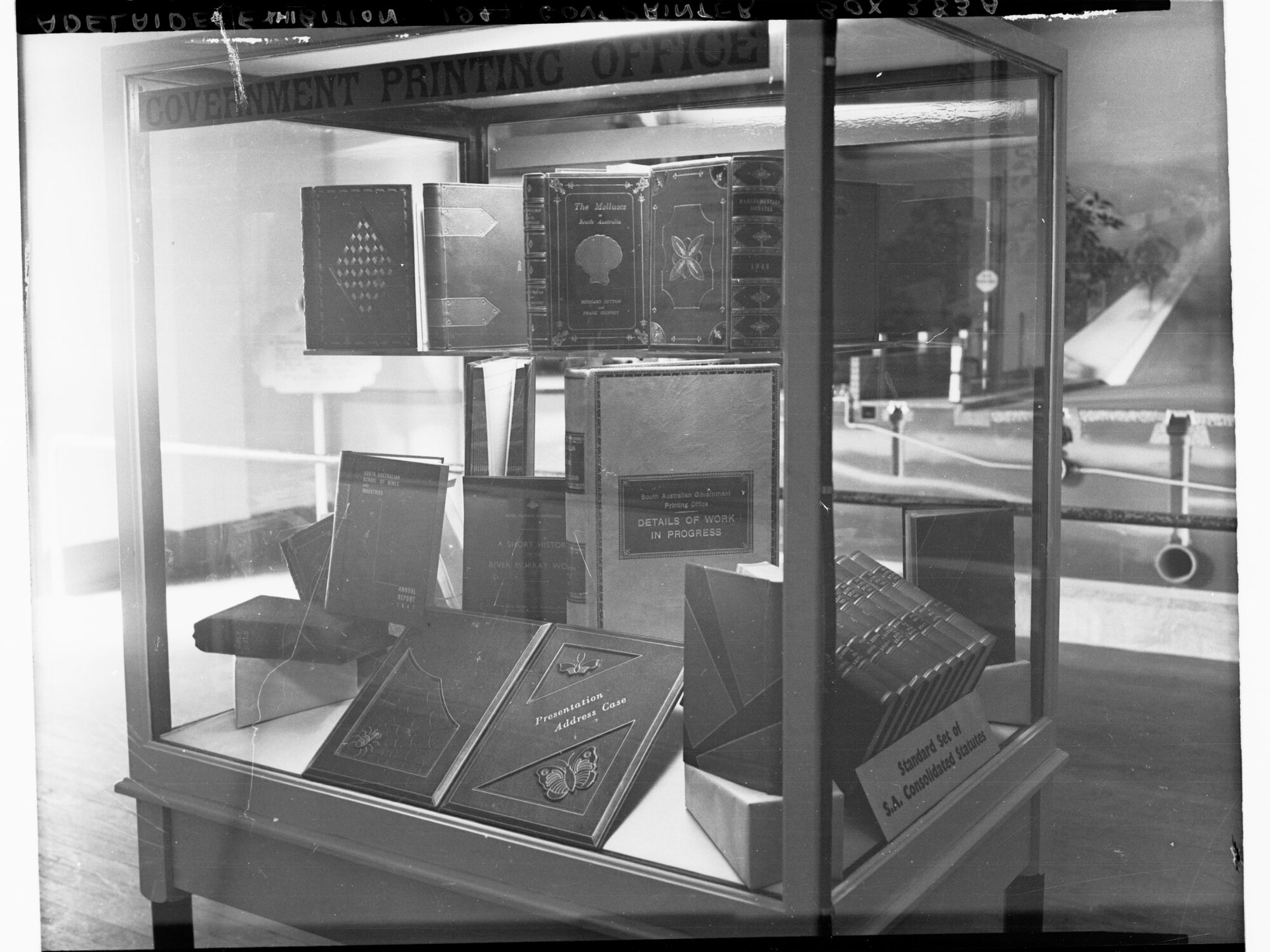 Adelaide Exhibition - Government Printers  Display