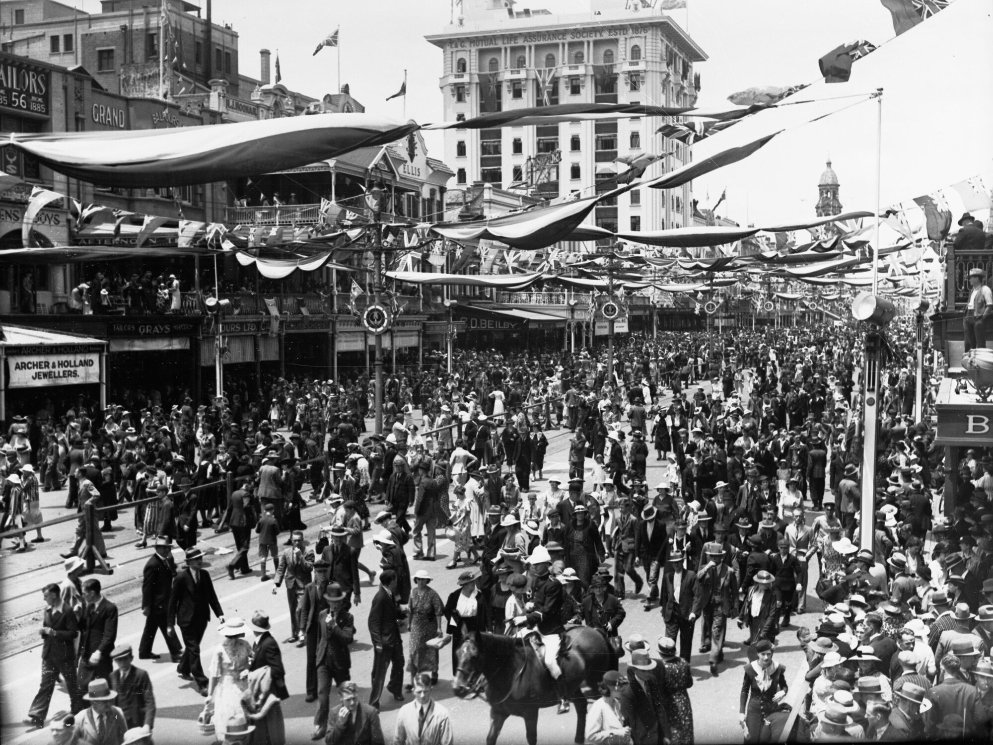 Pageant of progress King William Street for State Centenary